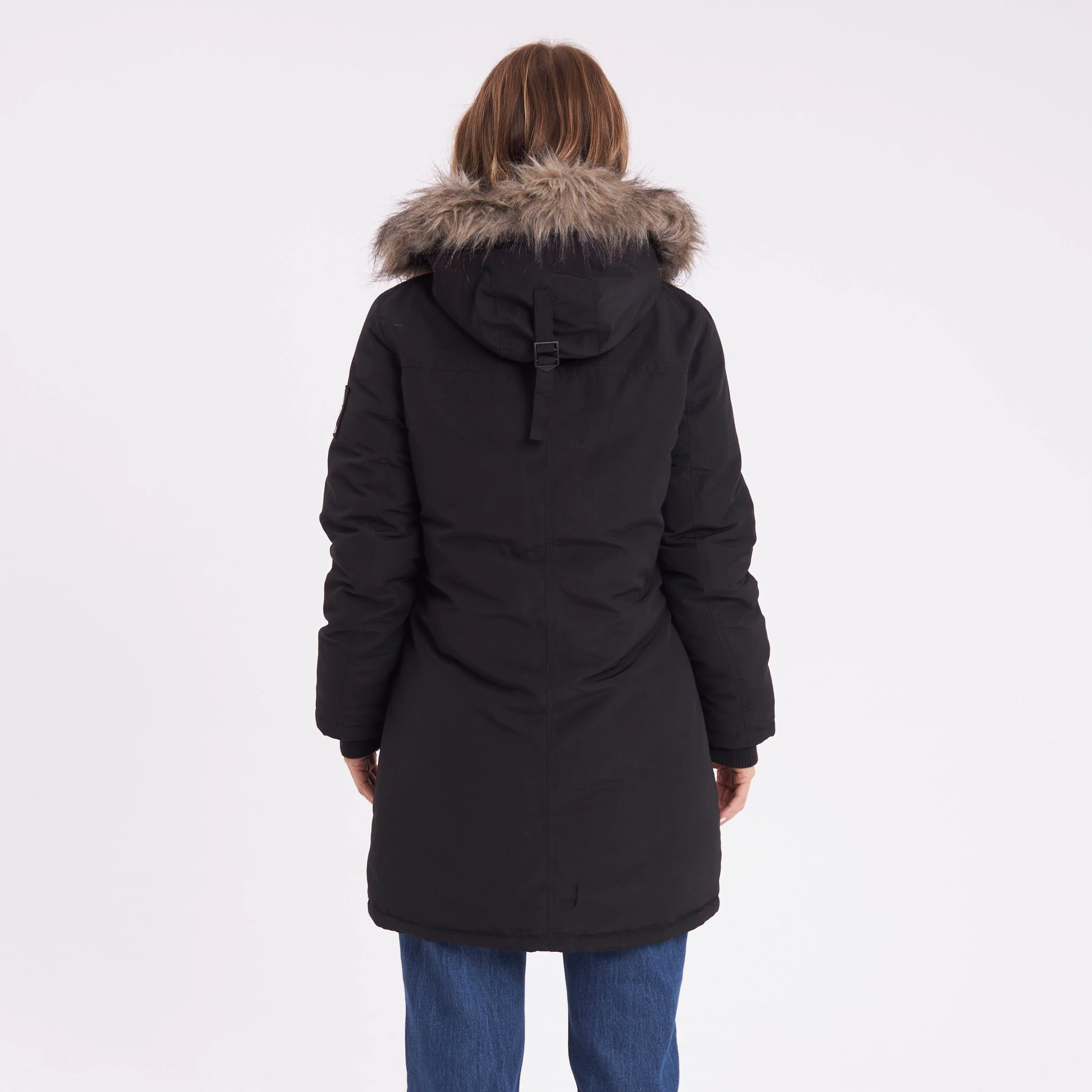 Campera Abrigo Rusty Himalaya Puffer Parka Ld Black - Image 4