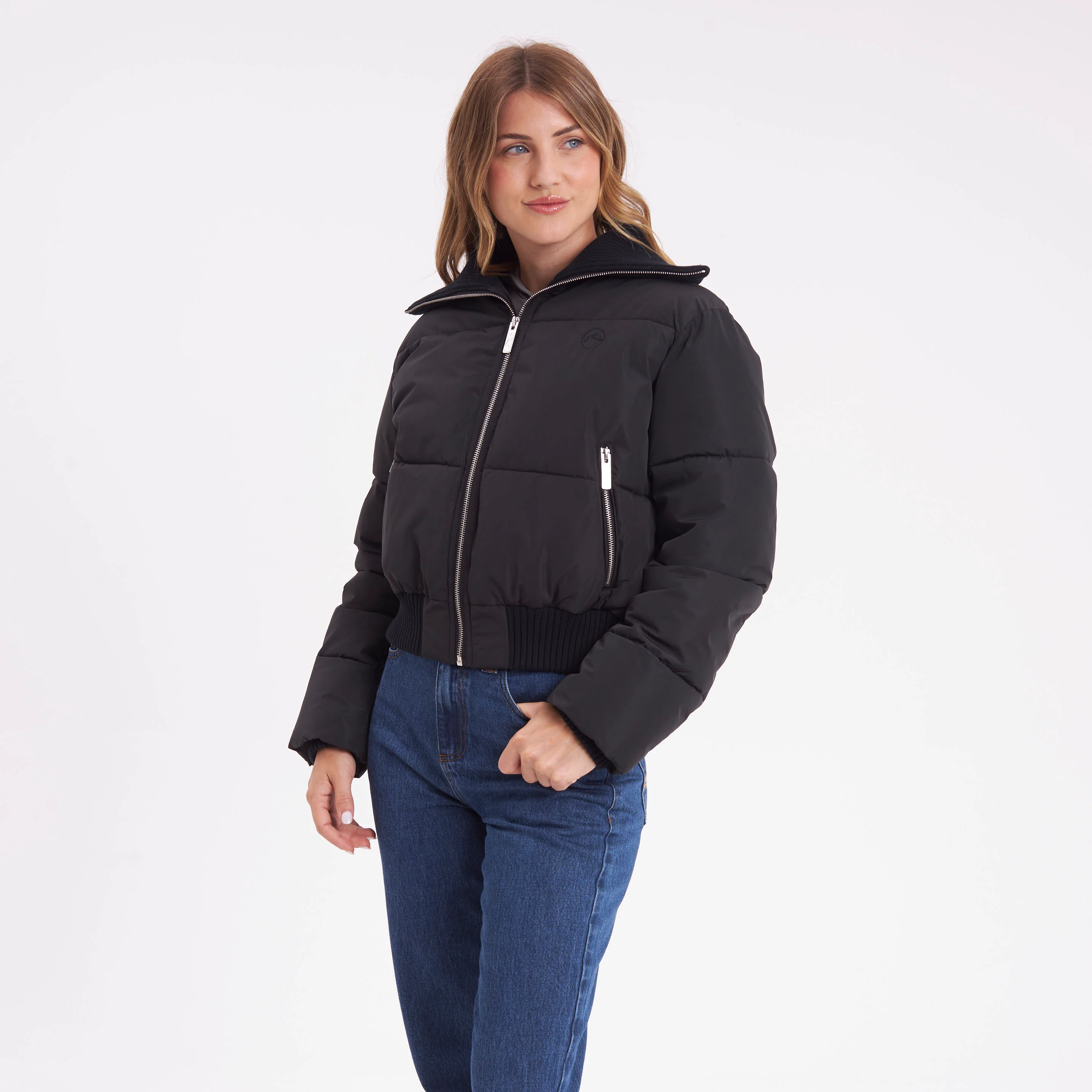 Campera Abrigo Rusty Marry On Puffer Coat Ld Black - Image 7