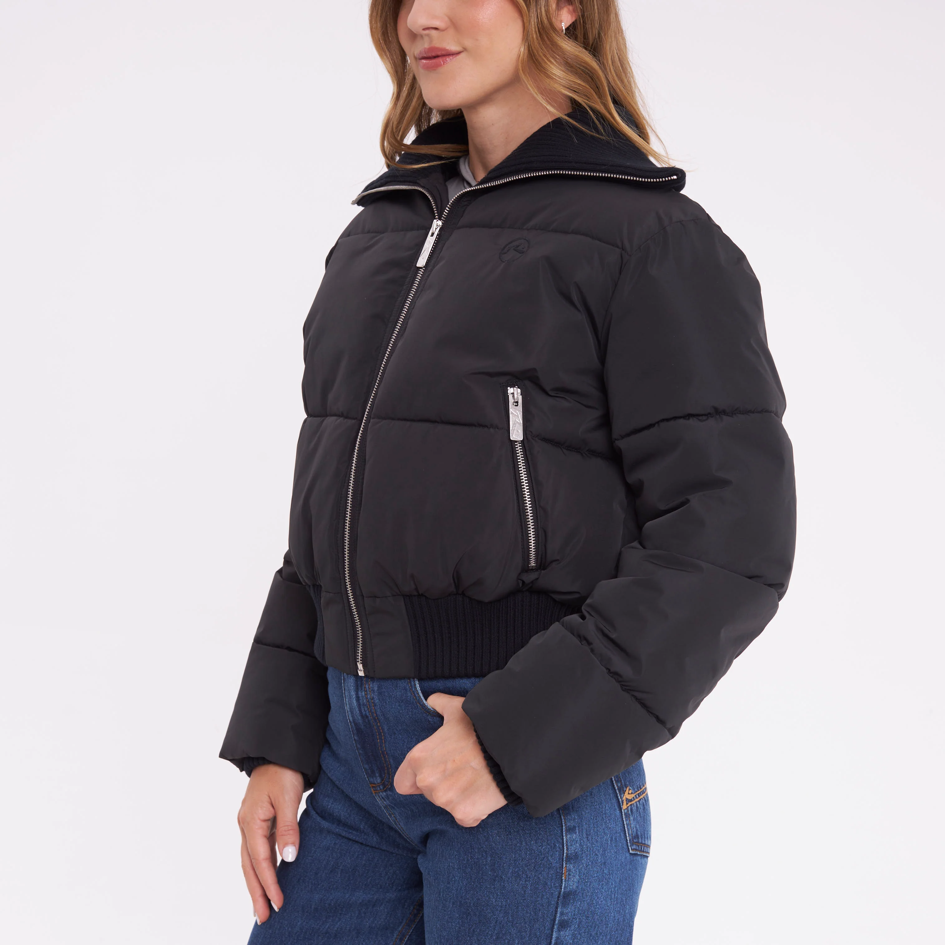 Campera Abrigo Rusty Marry On Puffer Coat Ld Black - Image 8