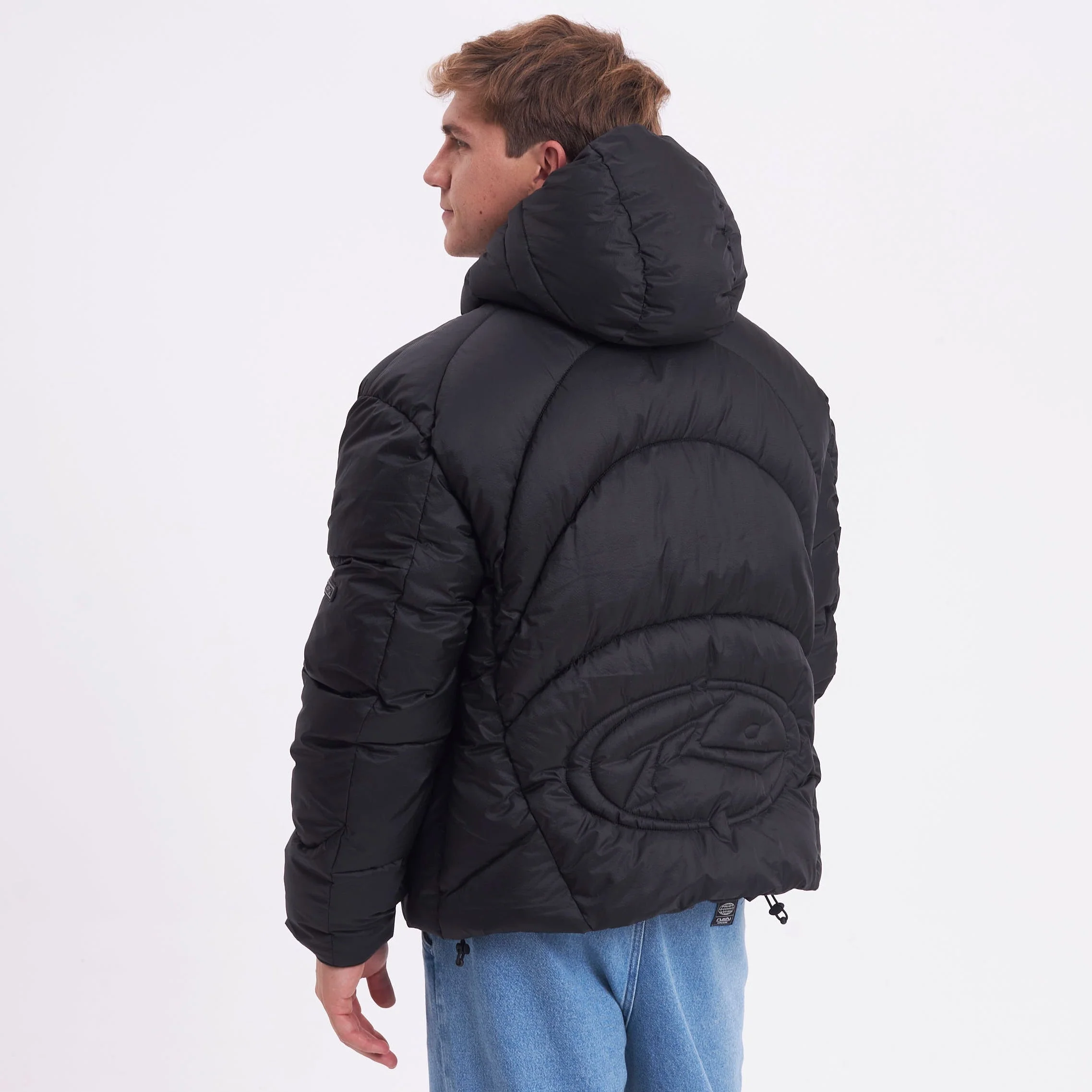 Campera Abrigo Rusty Wellington Jacket Black - Image 3