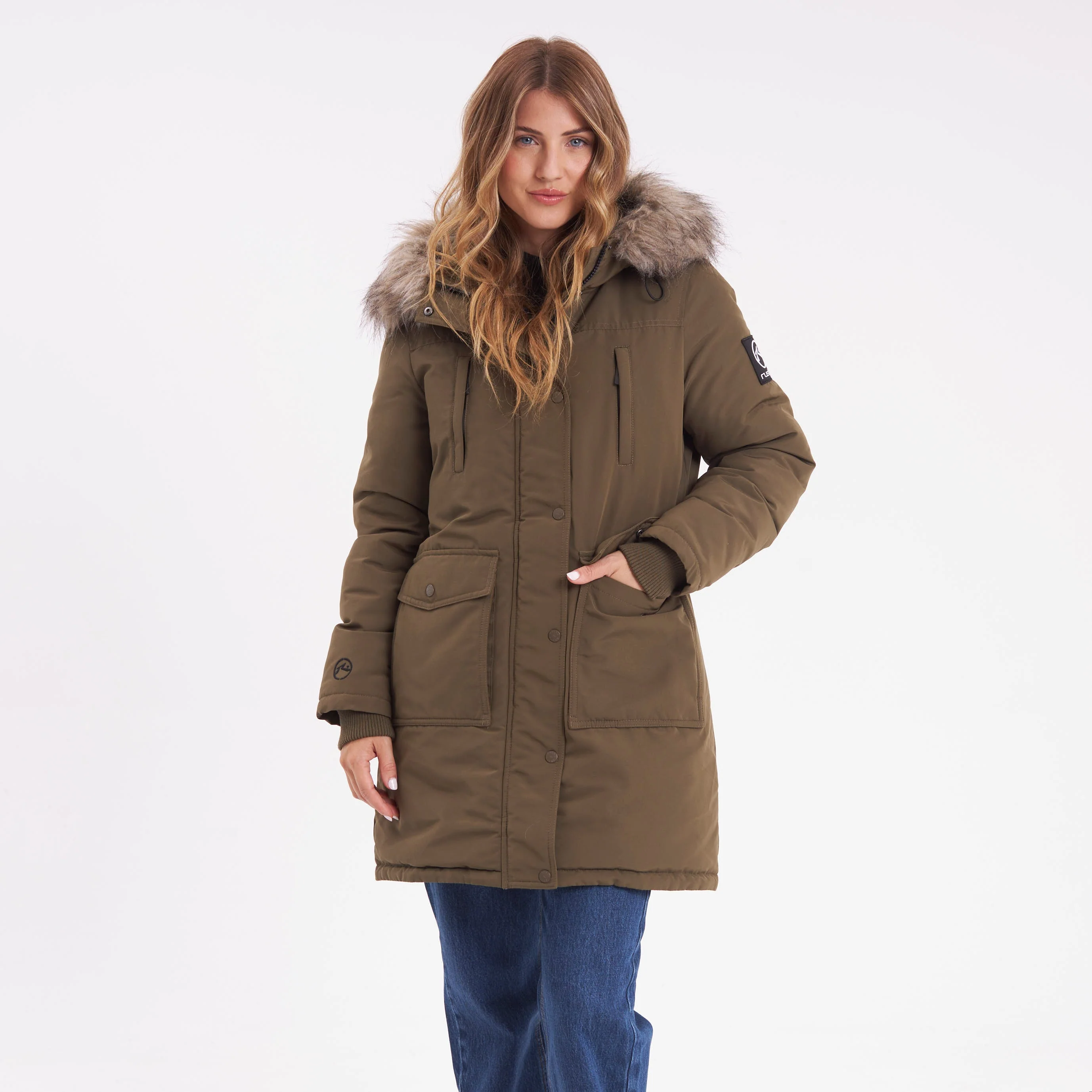 Campera Abrigo Rusty Himalaya Puffer Parka Ld Green