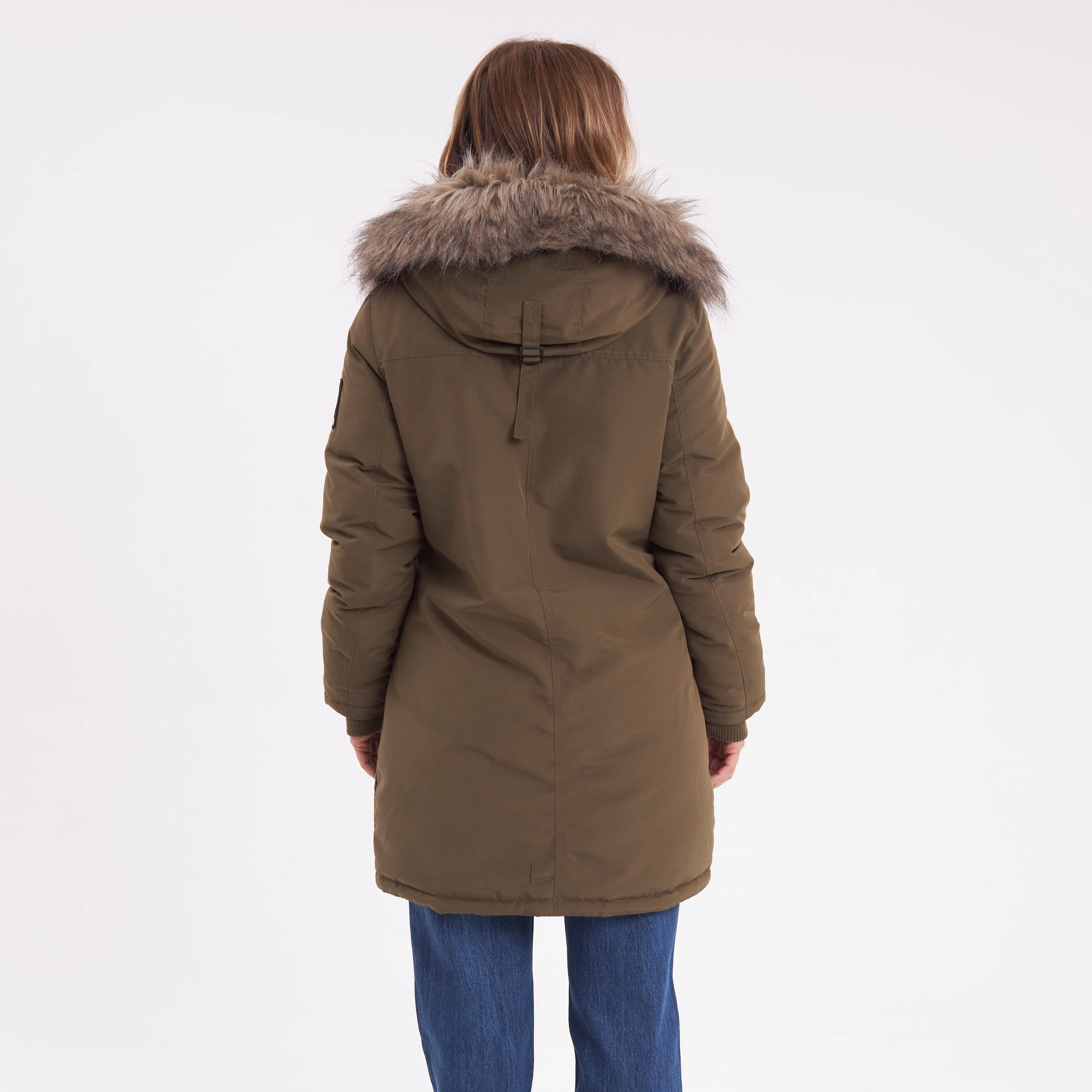 Campera Abrigo Rusty Himalaya Puffer Parka Ld Green - Image 4