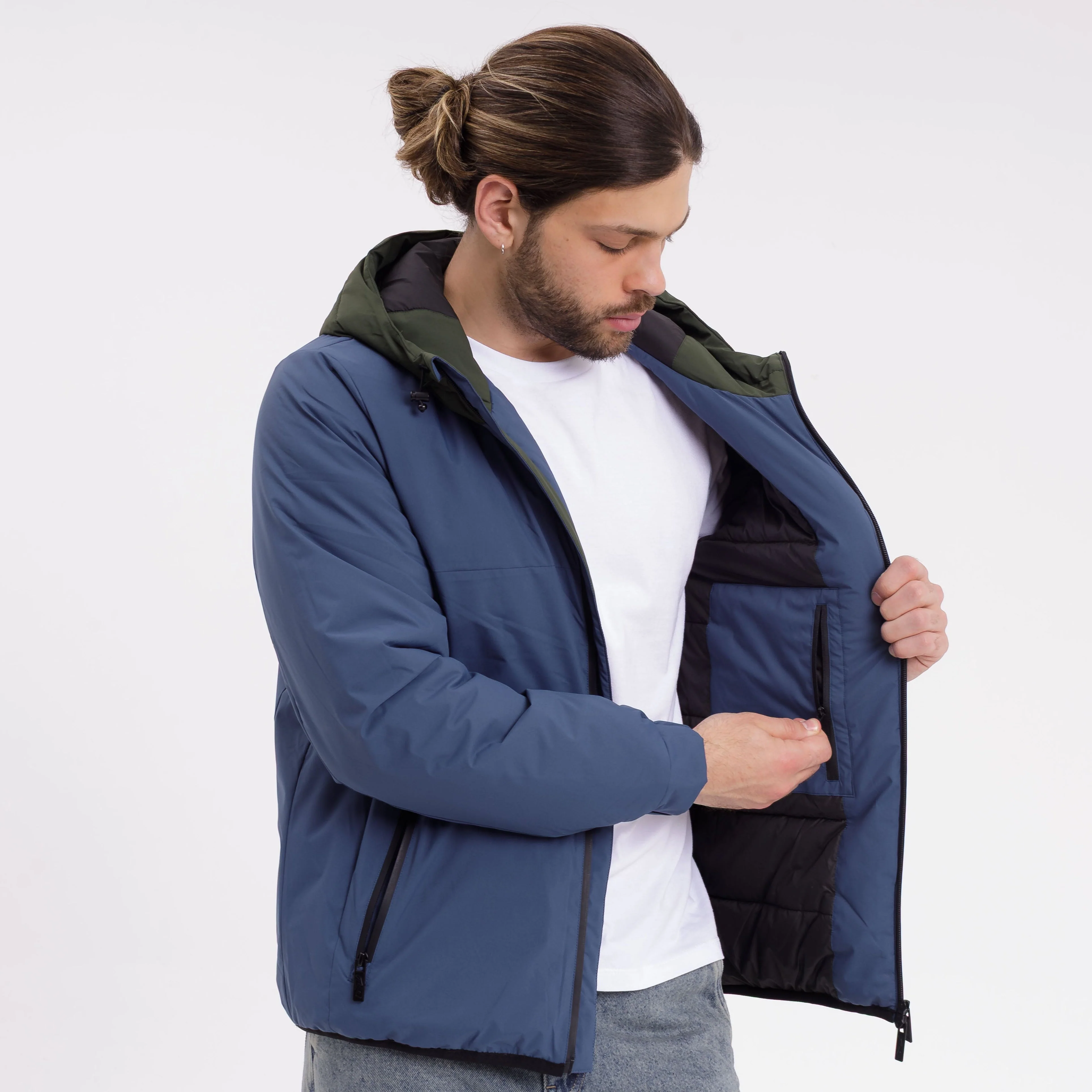 Campera Abrigo Rusty Dunedin Jacket Navy - Image 2