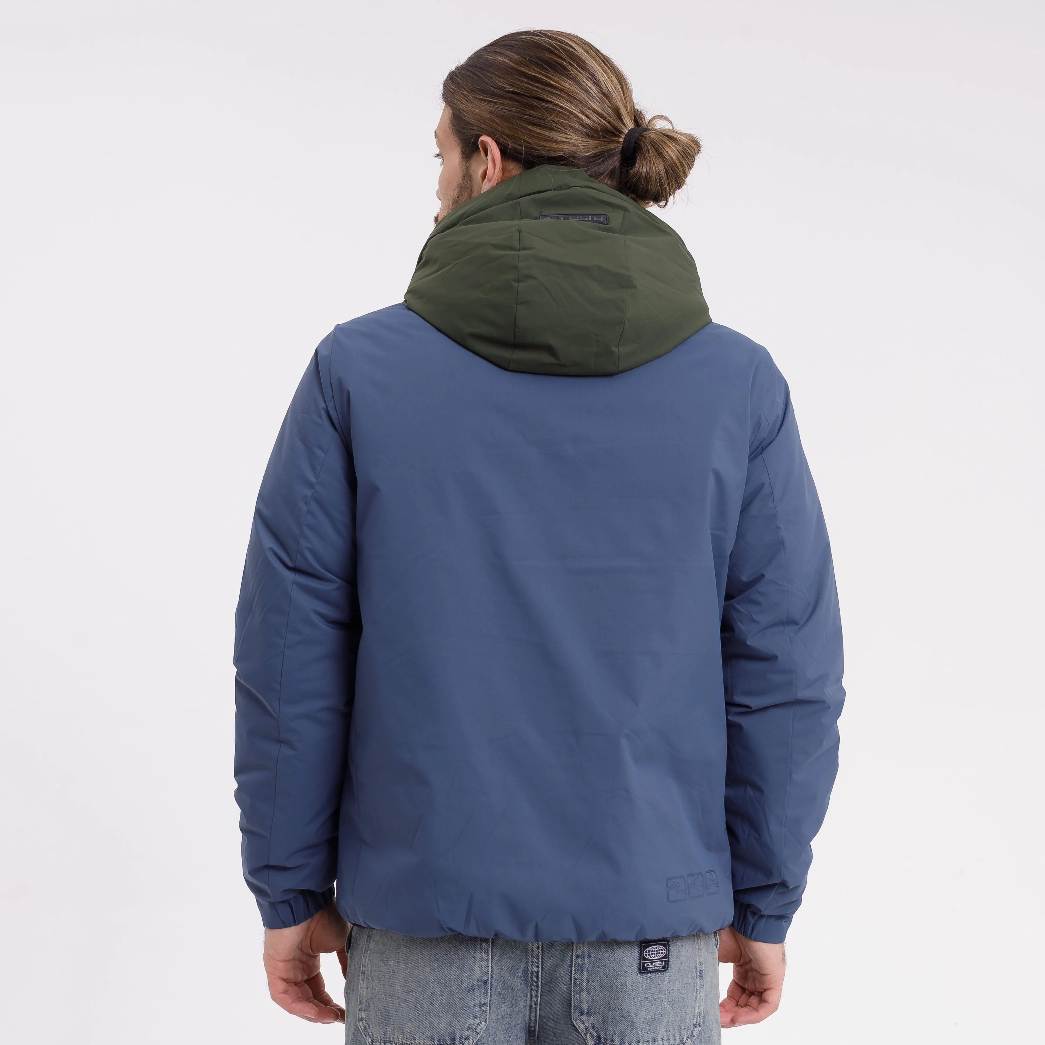 Campera Abrigo Rusty Dunedin Jacket Navy - Image 3