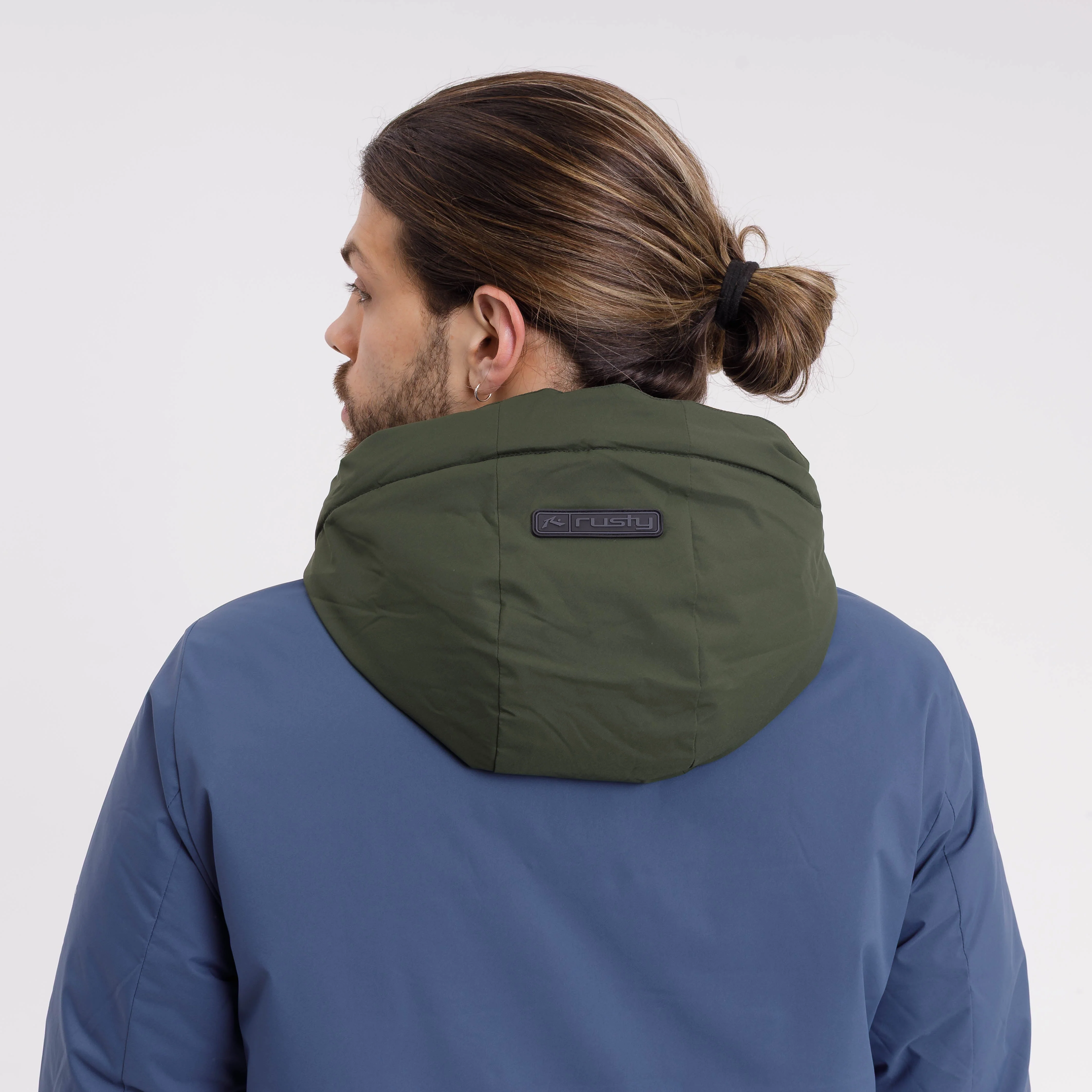 Campera Abrigo Rusty Dunedin Jacket Navy - Image 4