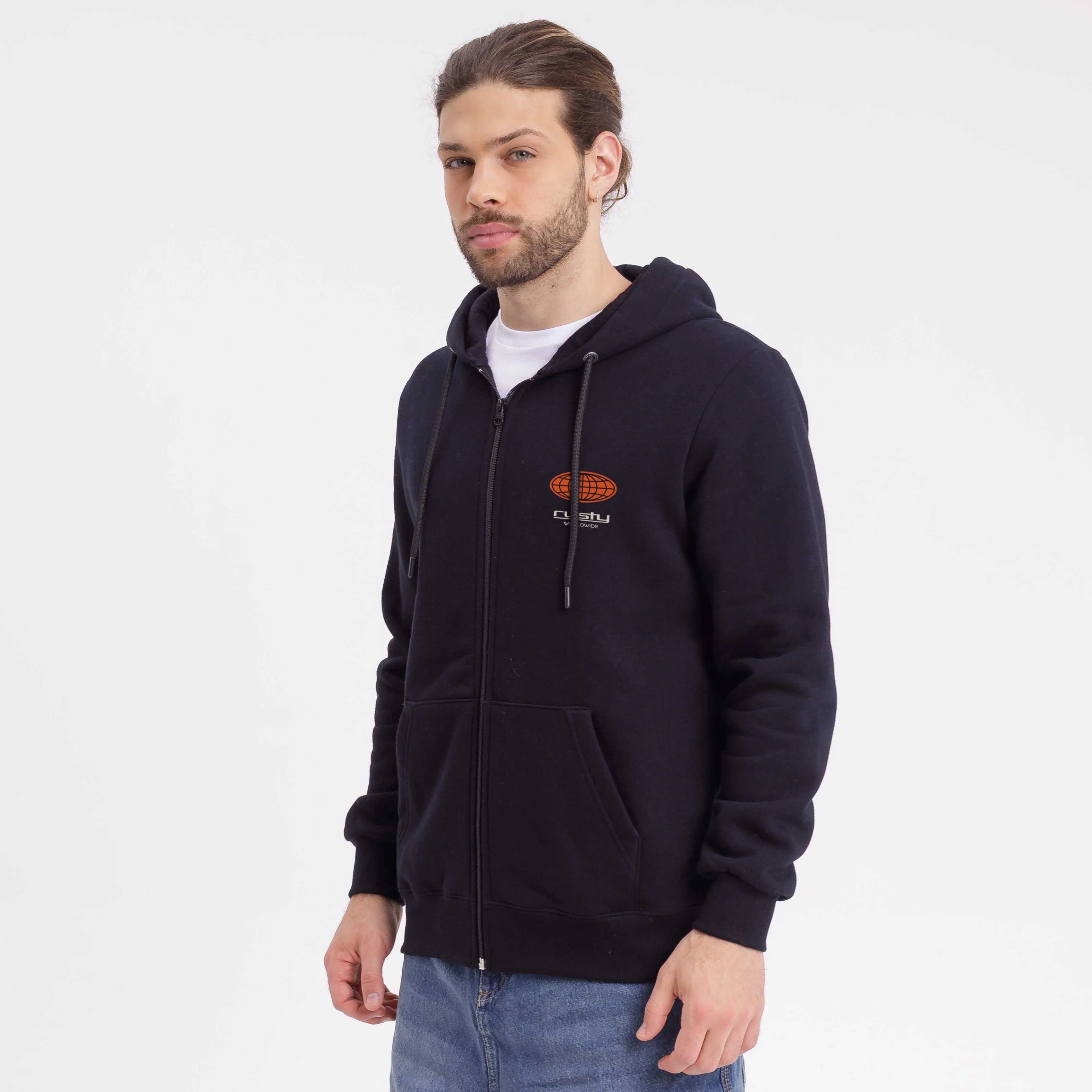 Campera Canguro Rusty Global Confussion Zh Black - Image 2