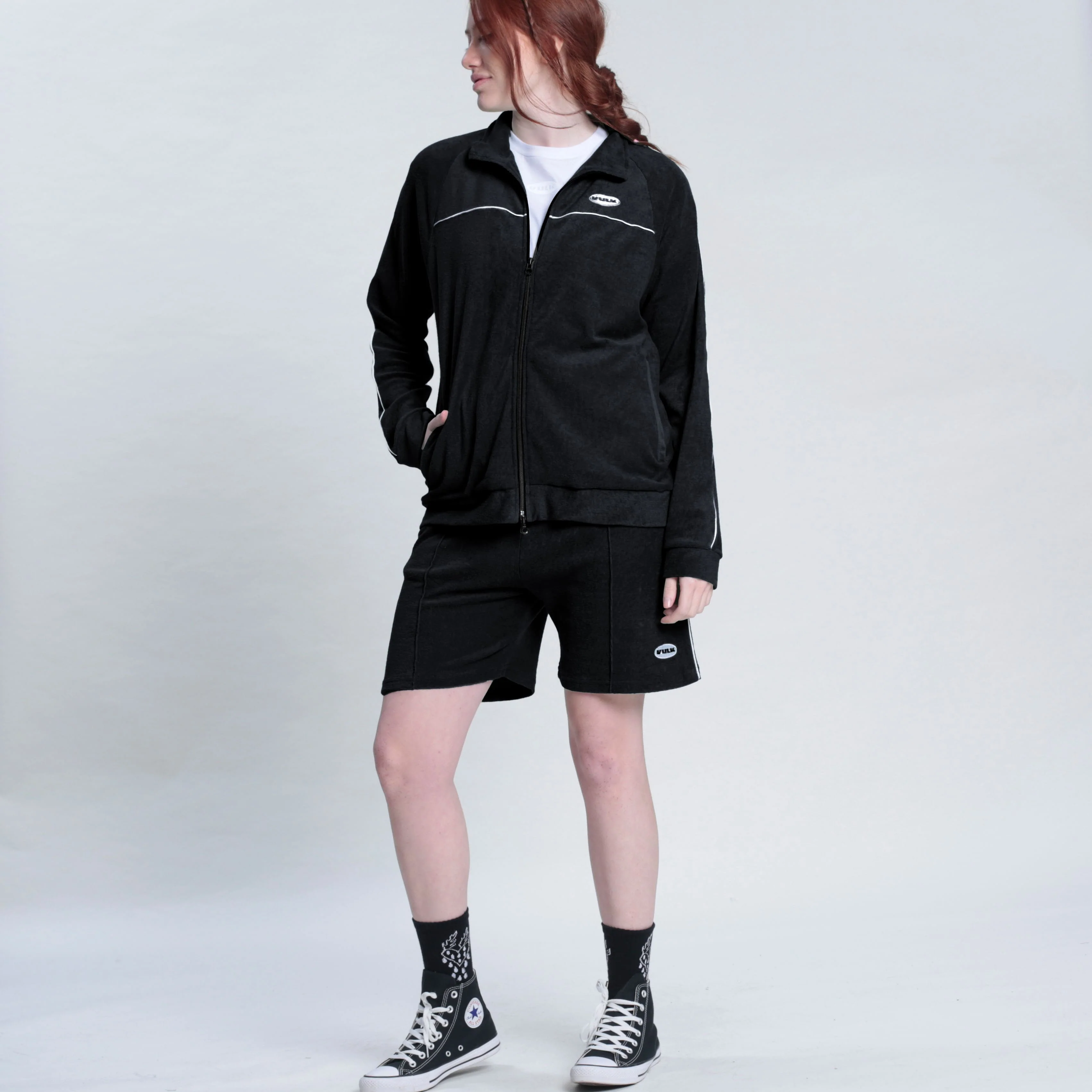 Campera Canguro Vulk Jimi Zip Hood Black - Image 3