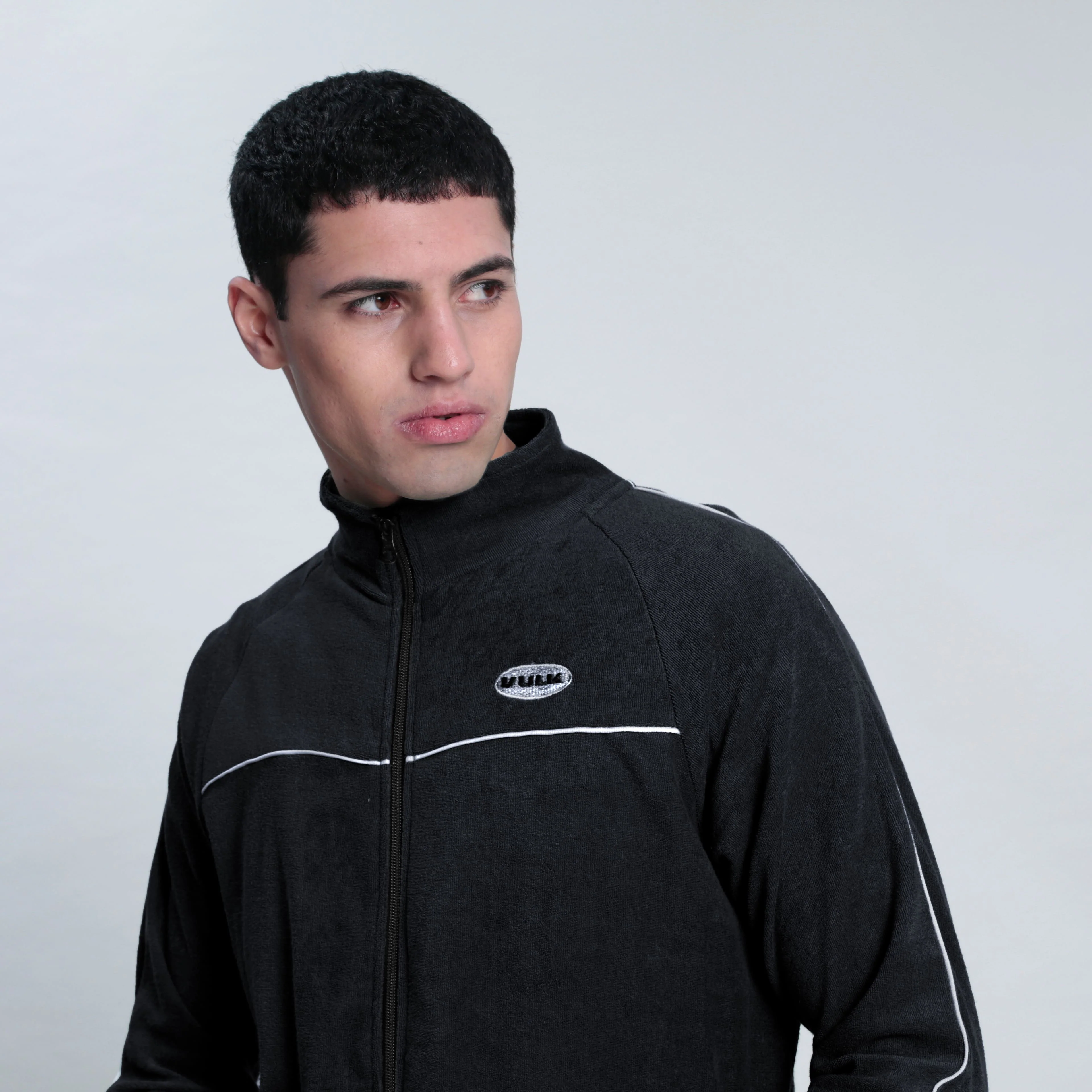 Campera Canguro Vulk Jimi Zip Hood Black - Image 4