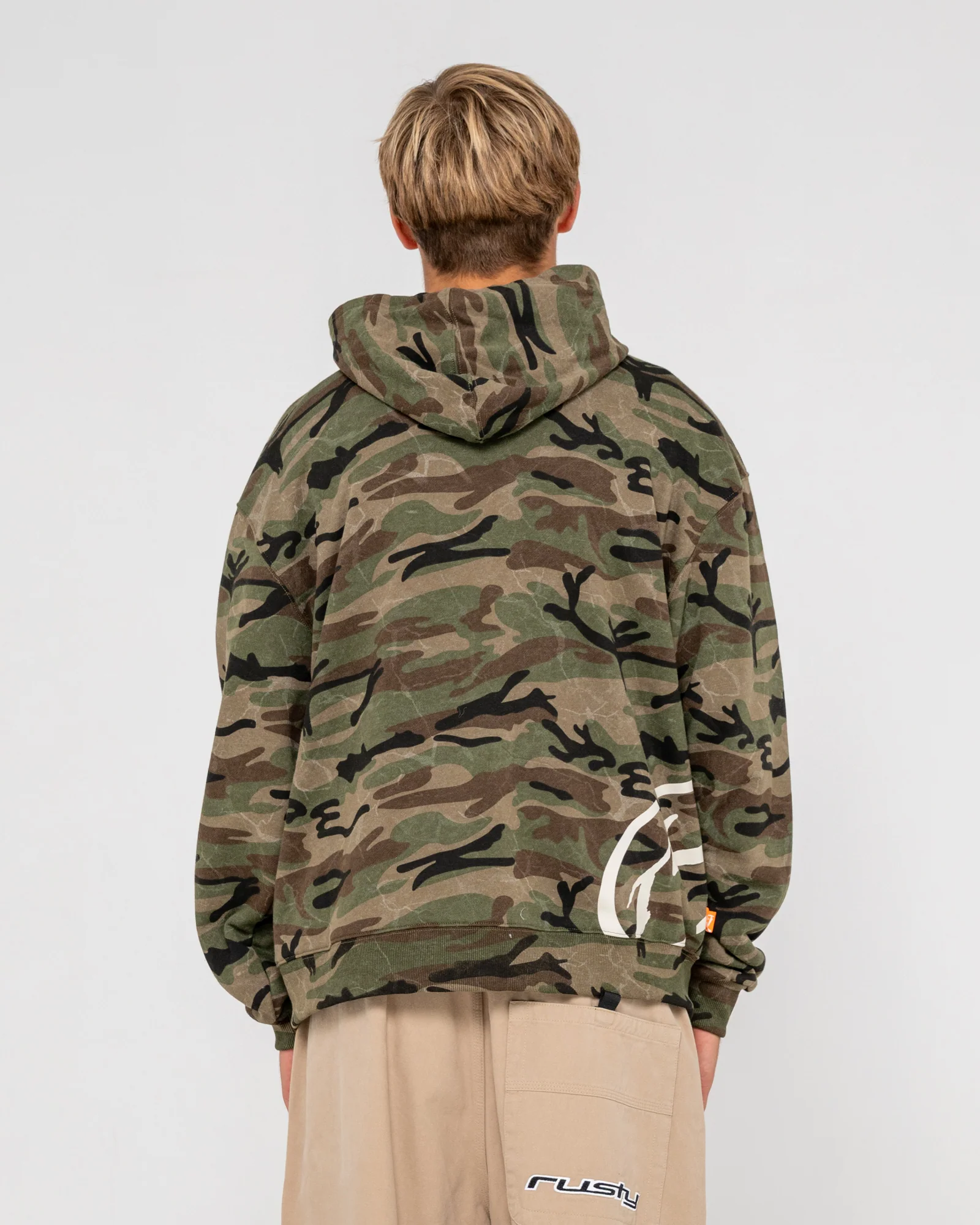 Campera Canguro Rusty Rambo Zip Thru Hooded Fleece Camo - Image 4