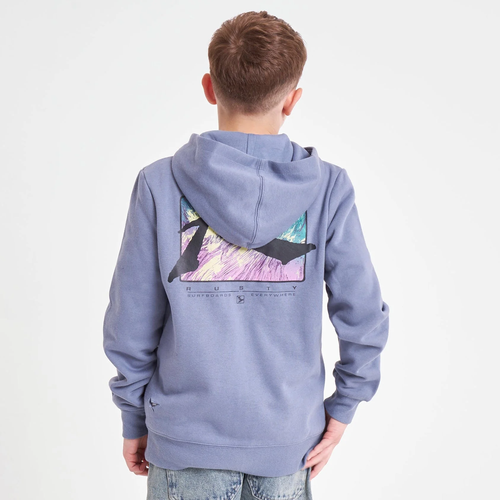 Campera Canguro Rusty Morawa Zh Jr* Dust Blue - Image 3