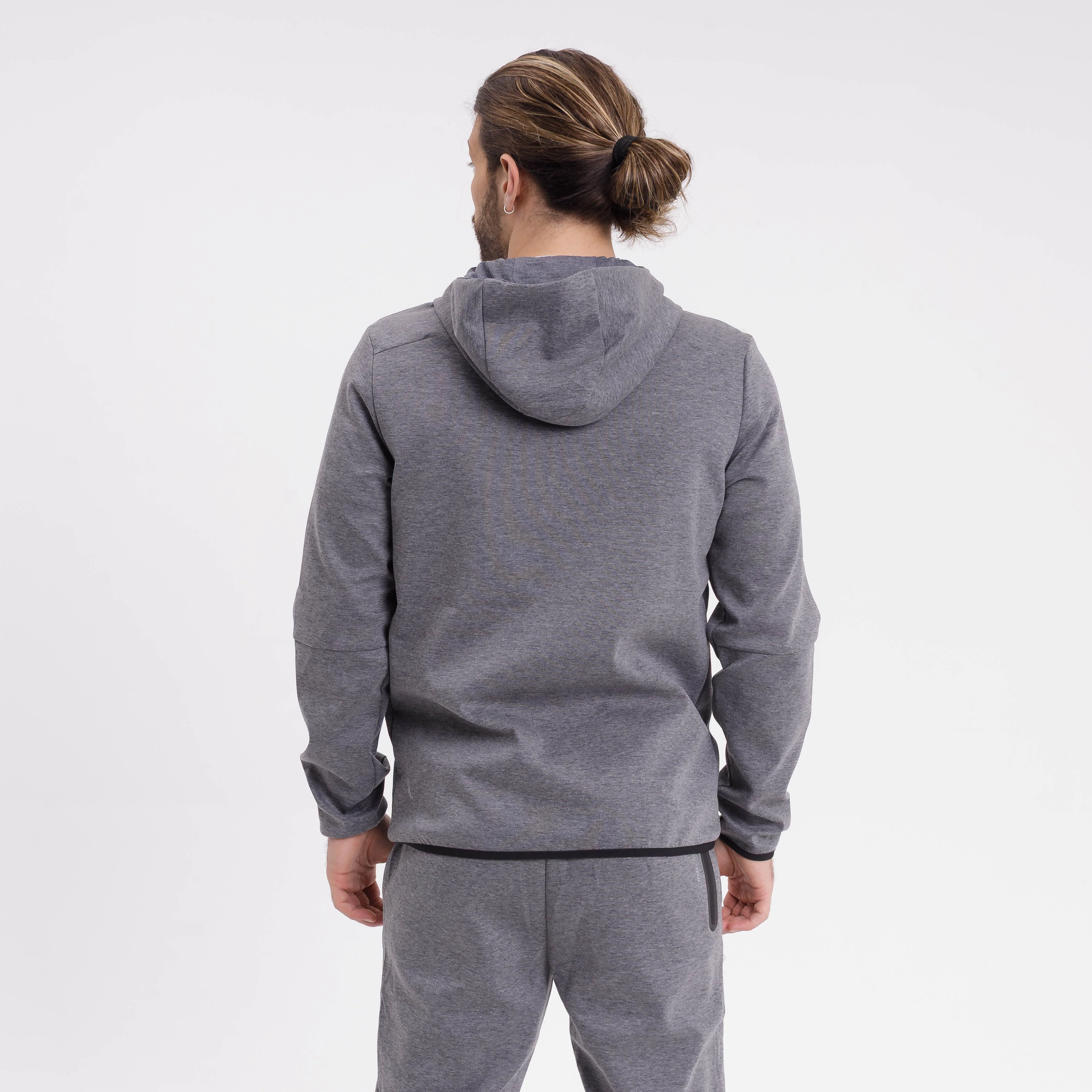 Campera Canguro Rusty Spyder Zip Hood Grey Marle - Image 5