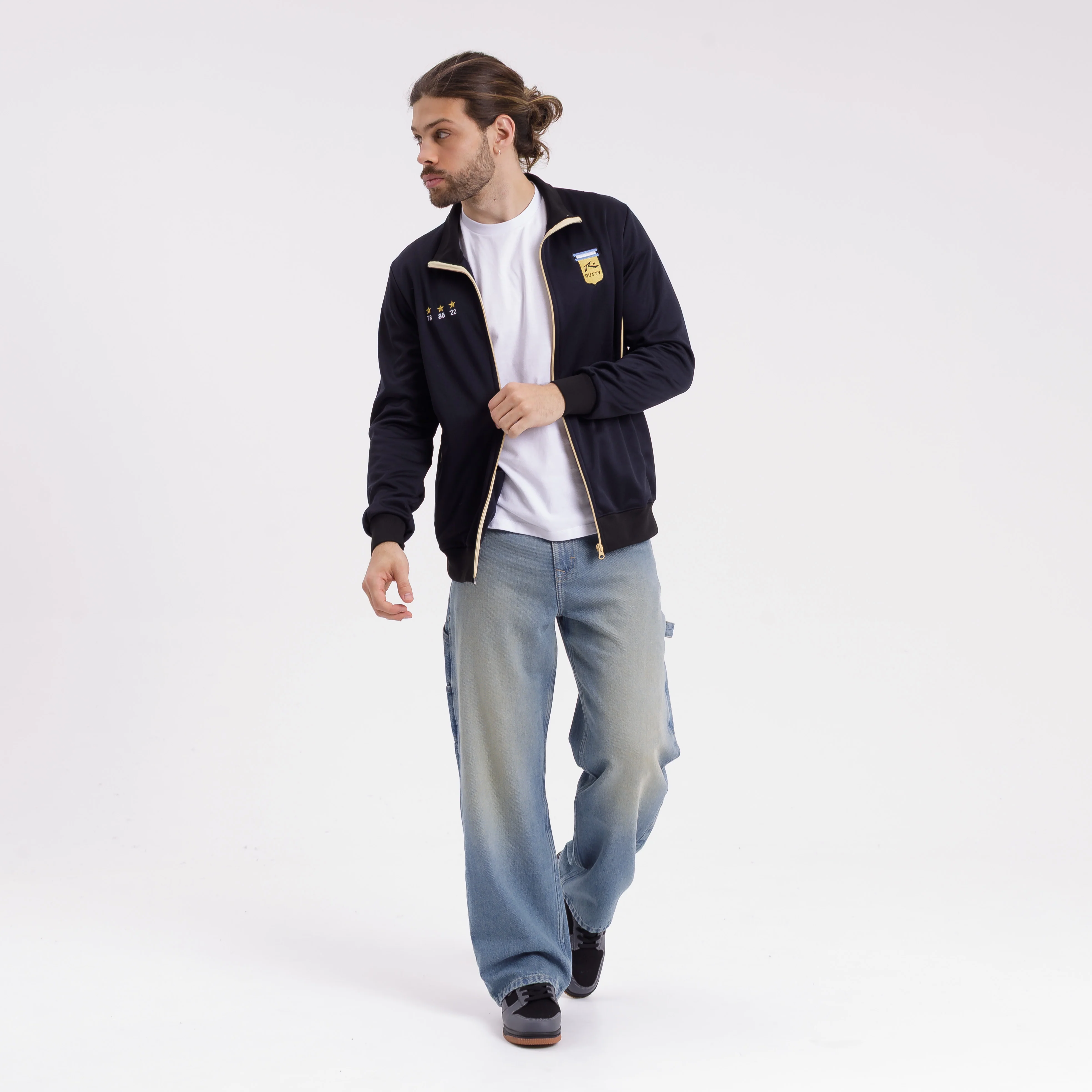 Campera Canguro Rusty Sean Eternos Zh Negro - Image 3