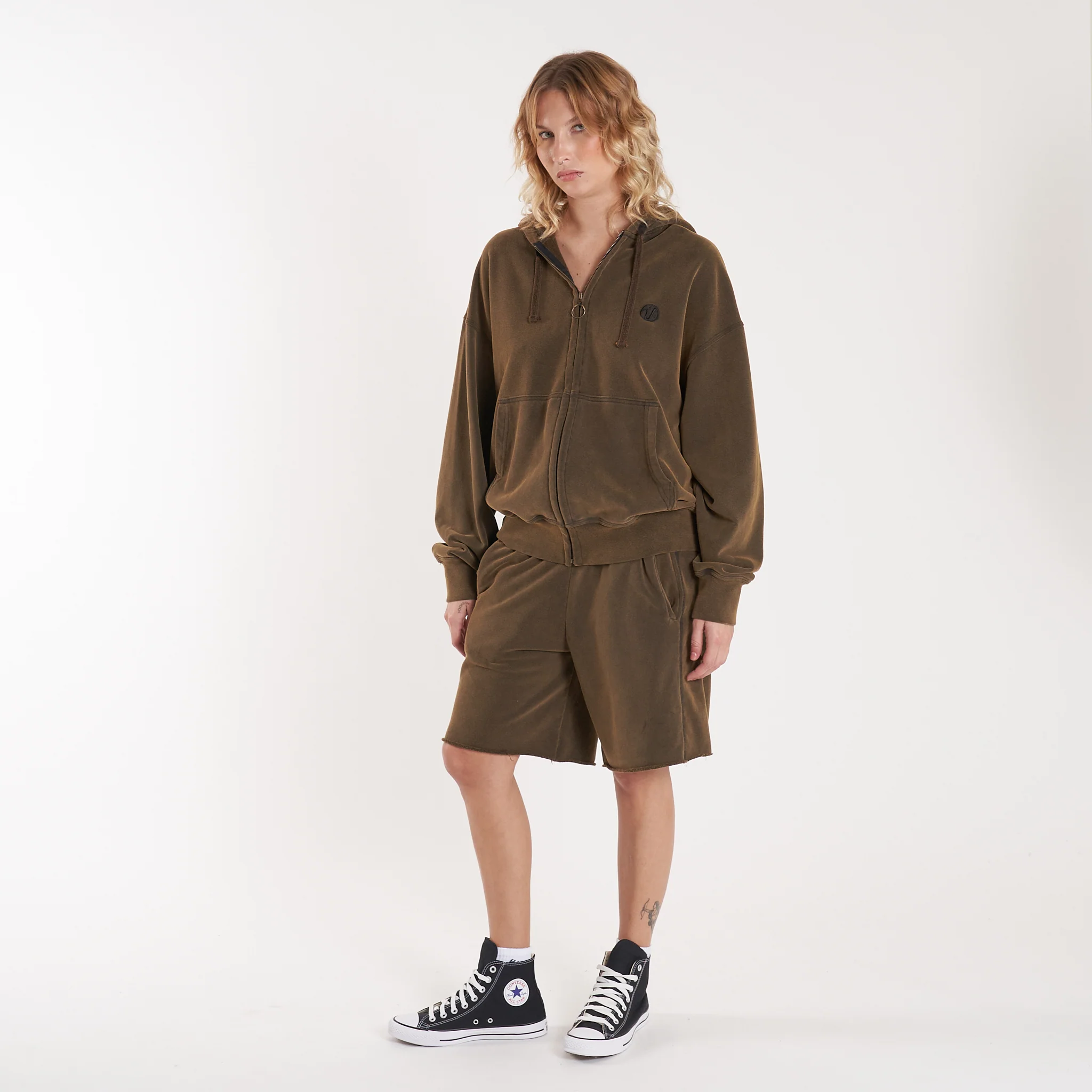 Campera Canguro Vulk Mark Ziphood Oxyd Brown - Image 3