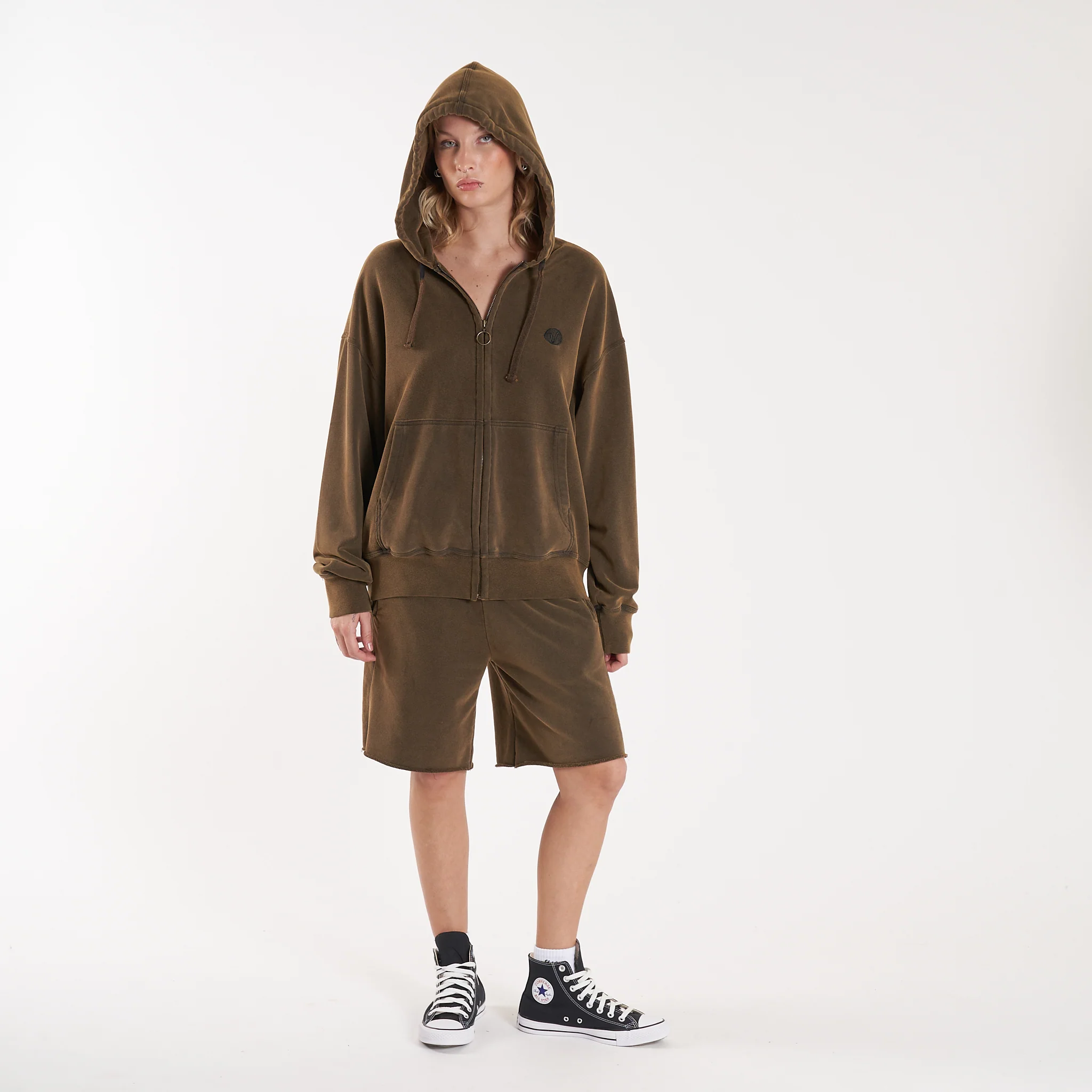 Campera Canguro Vulk Mark Ziphood Oxyd Brown - Image 4