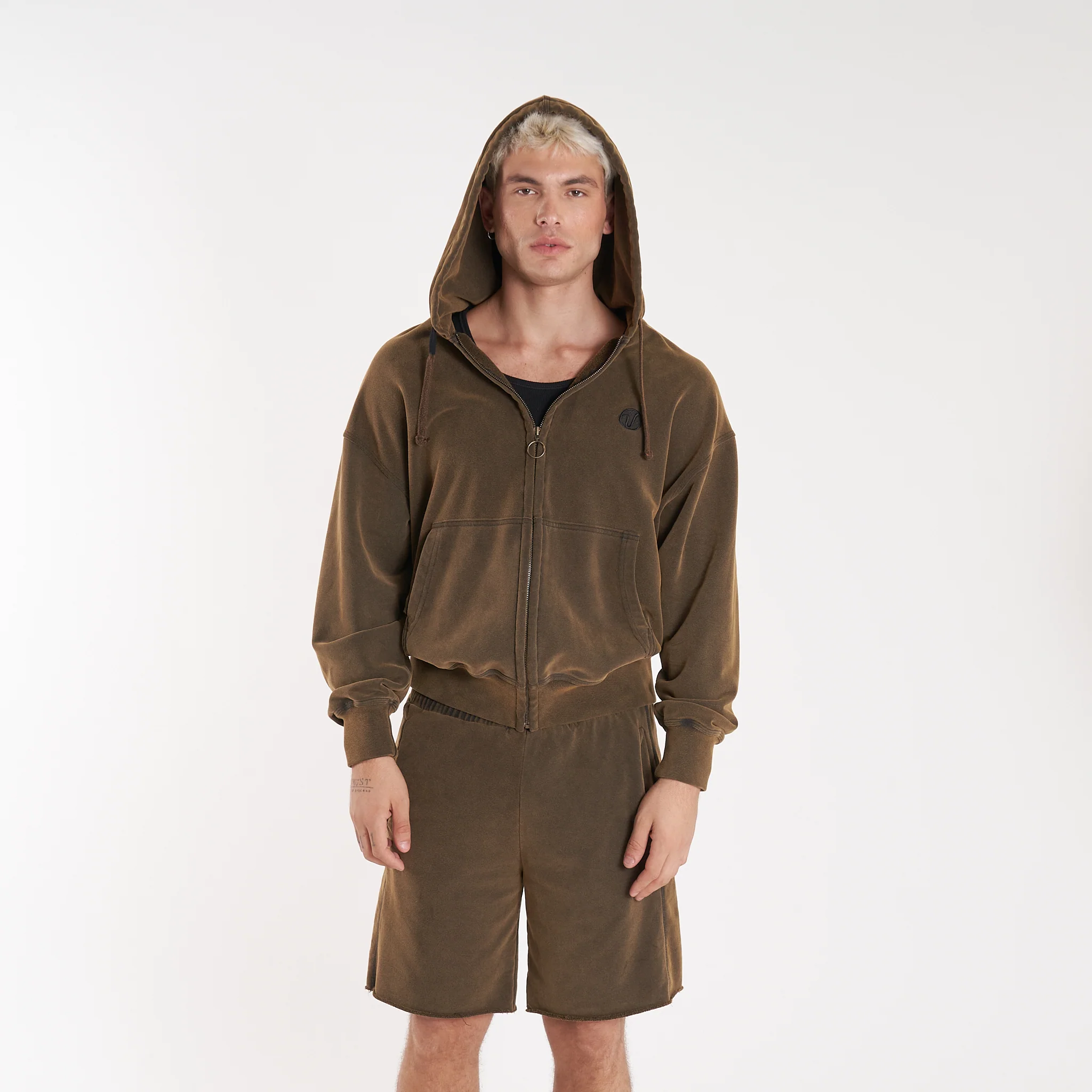 Campera Canguro Vulk Mark Ziphood Oxyd Brown - Image 6