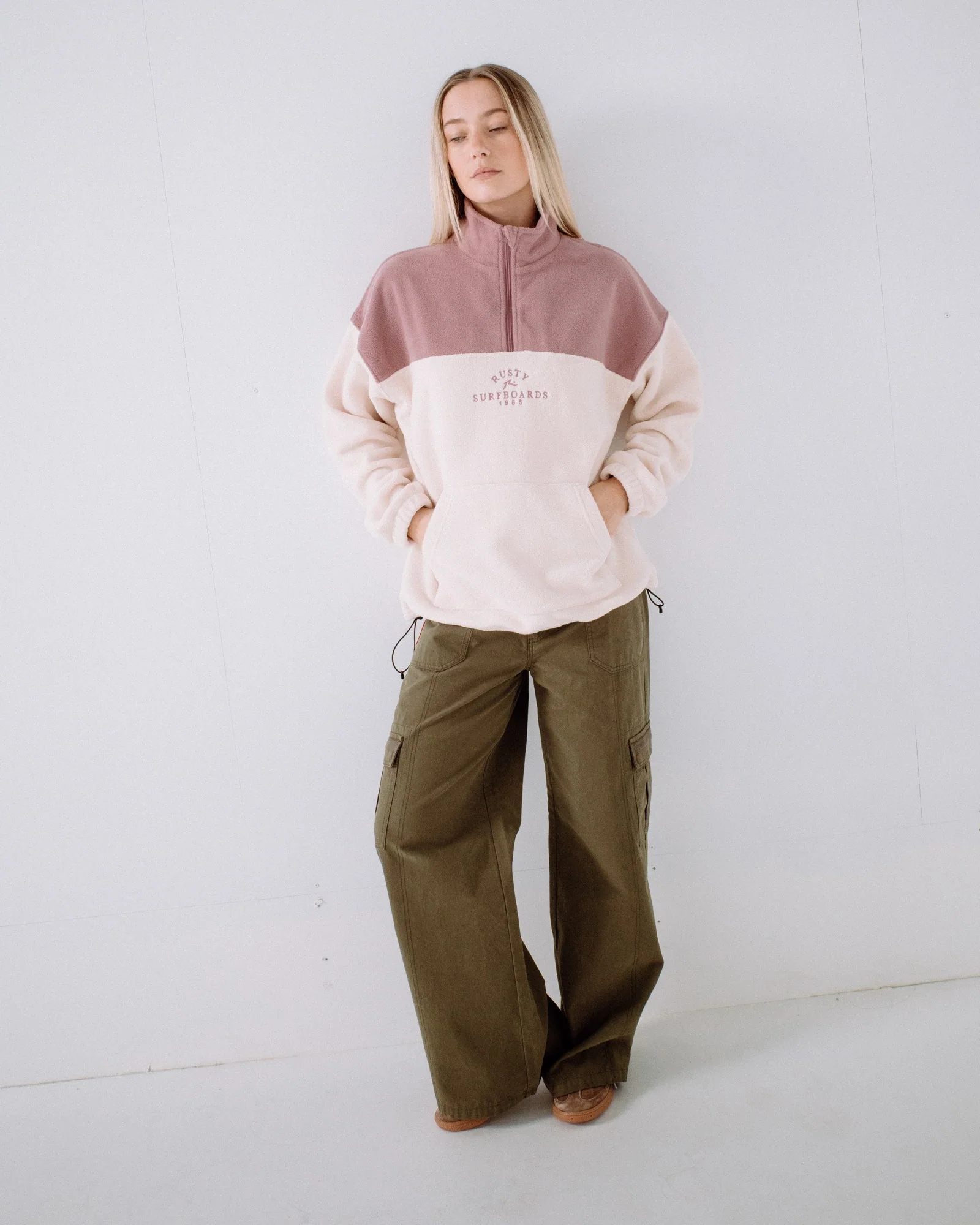 Polar Rusty Central Division Crew Polar Fleece* Pink A Boo - Image 3