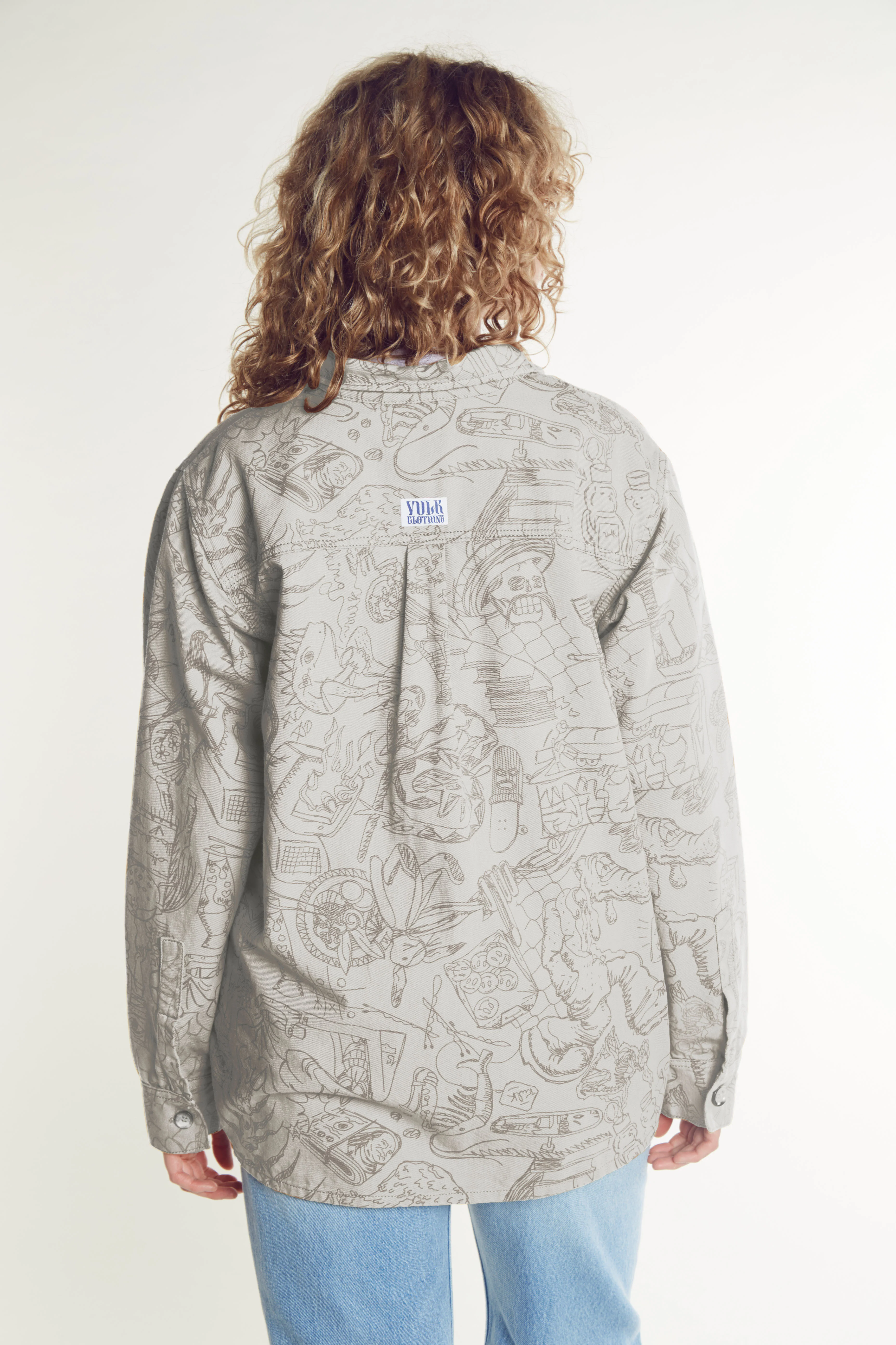 Campera Liviana Vulk Demency Overshirt Sand - Image 6