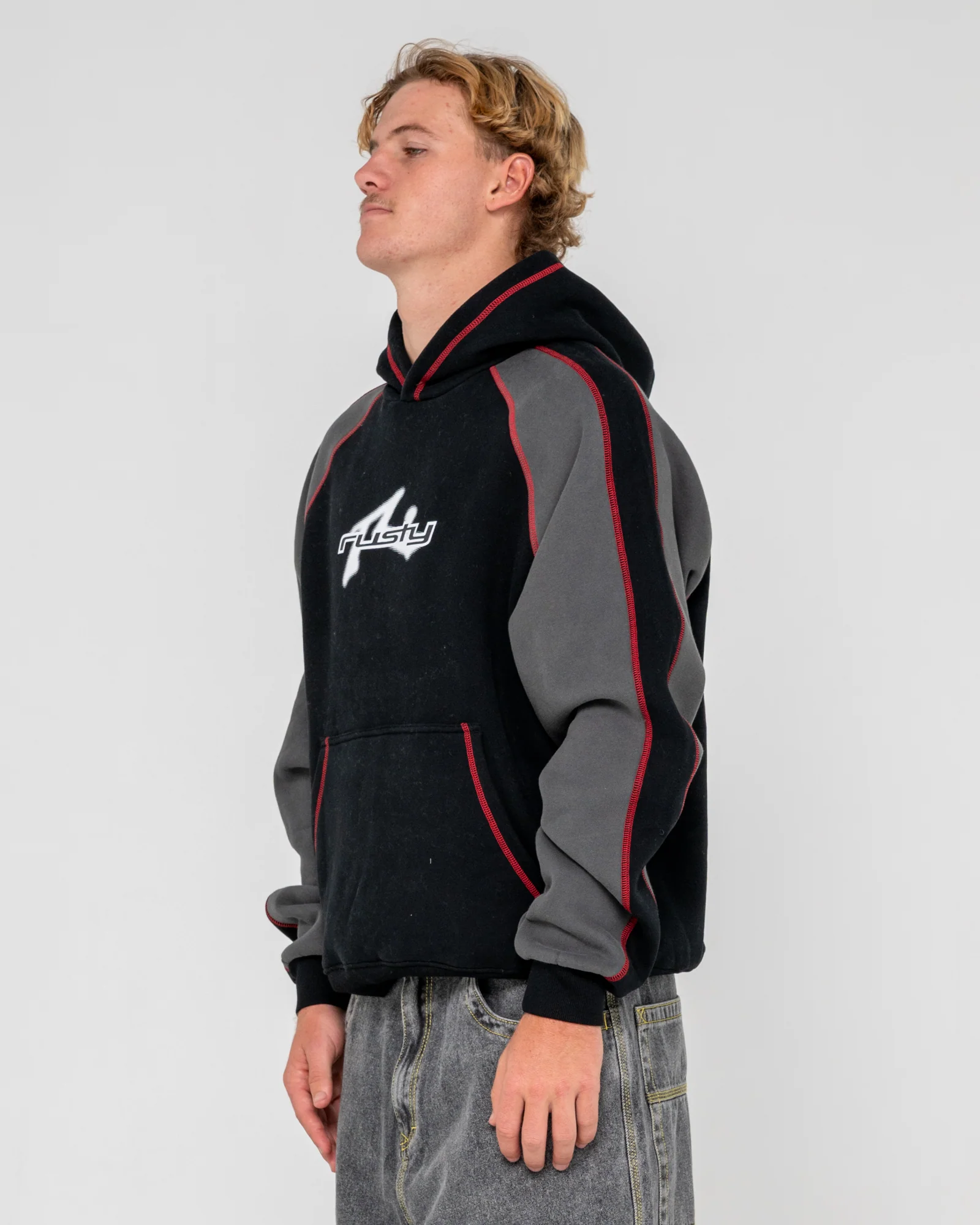 Canguro Rusty Paneka Hooded Fleece Black - Image 2