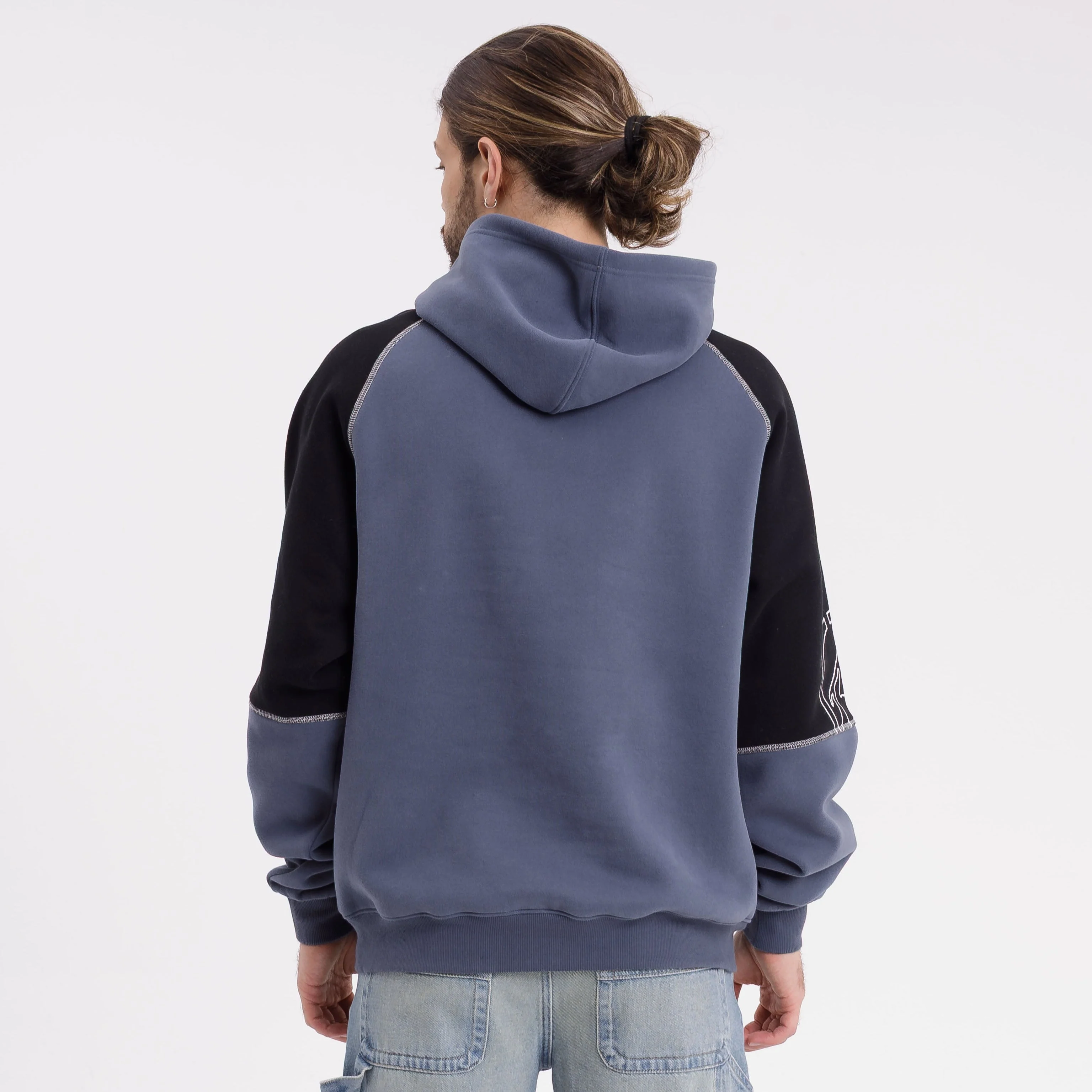Canguro Rusty Incognito Hooded Fleece* China Blue - Image 3