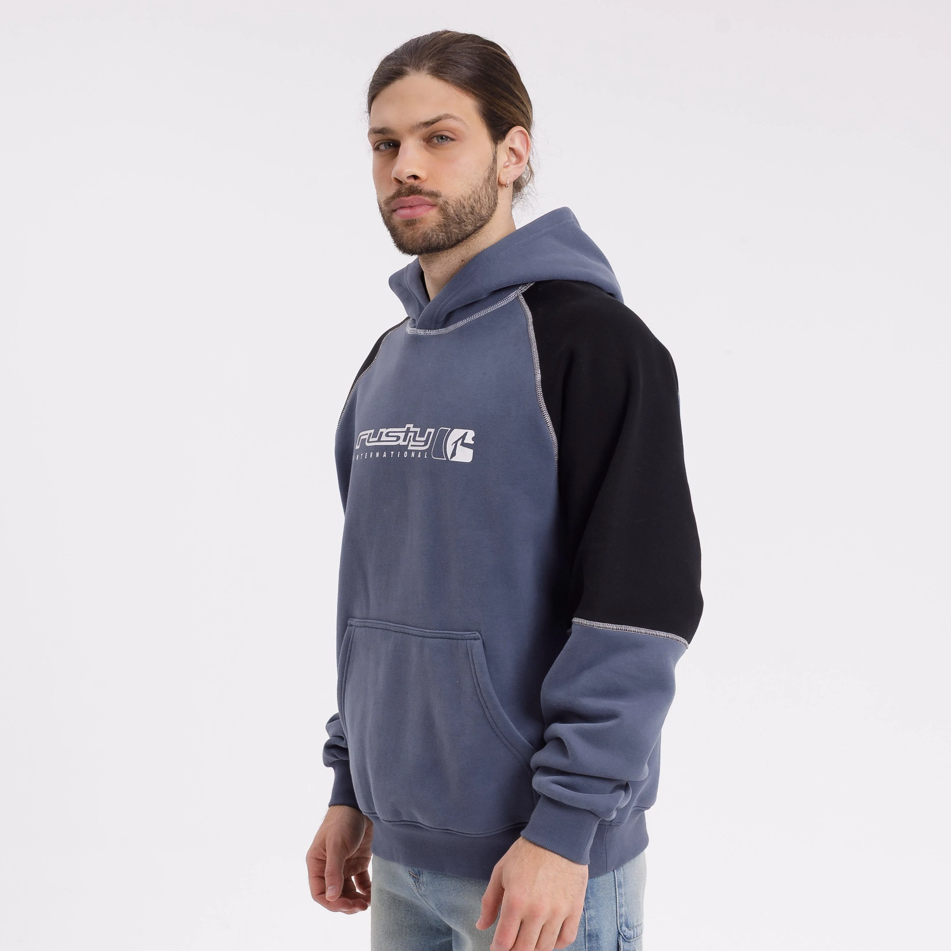 Canguro Rusty Incognito Hooded Fleece* China Blue - Image 4