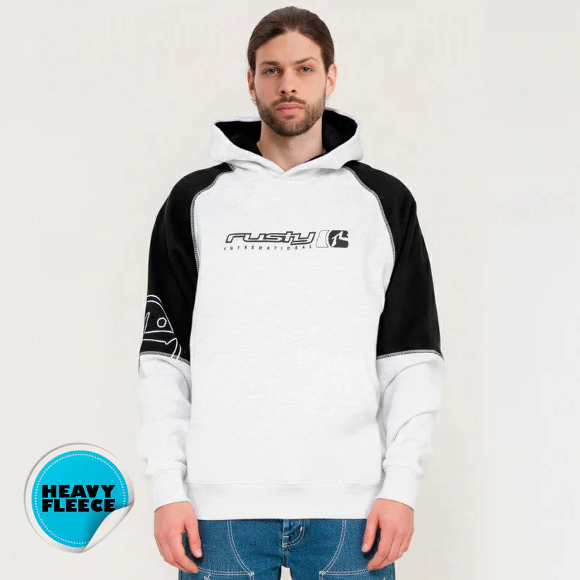 Canguro Rusty Incognito Hooded Fleece* Ecru Marle