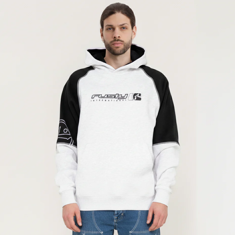 Canguro Rusty Incognito Hooded Fleece* Ecru Marle - Image 3