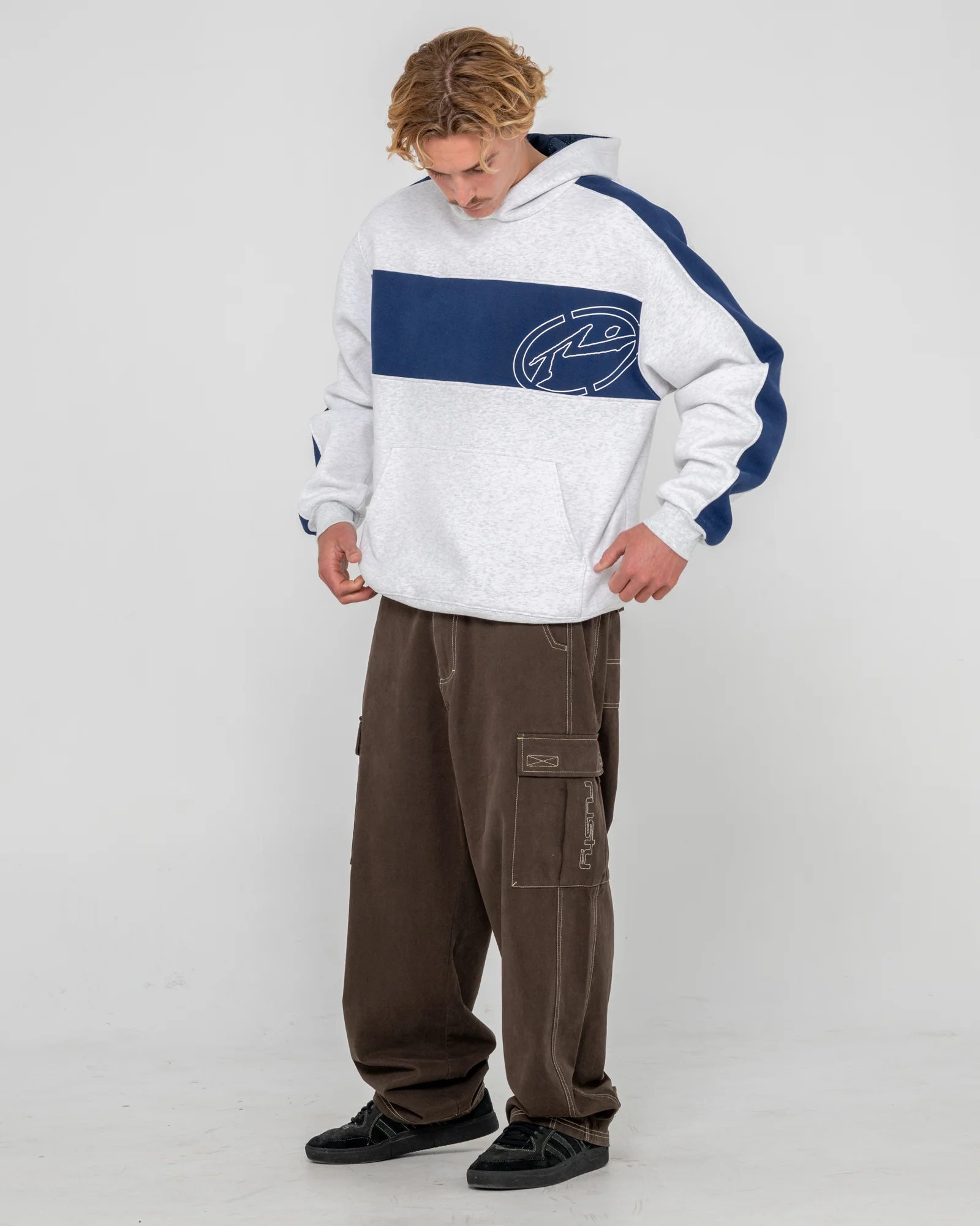 Canguro Rusty Kill Switch Hooded Fleece Ecru Marle - Image 3