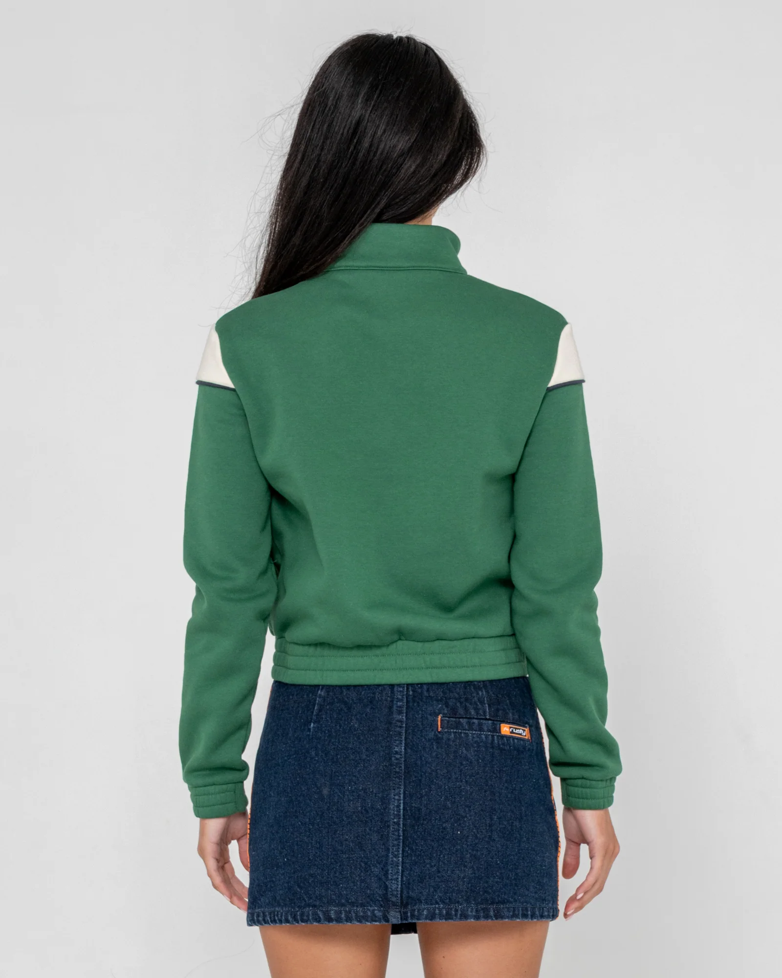 Canguro Rusty Fever Zip Through Fleece Green Bean - Image 6