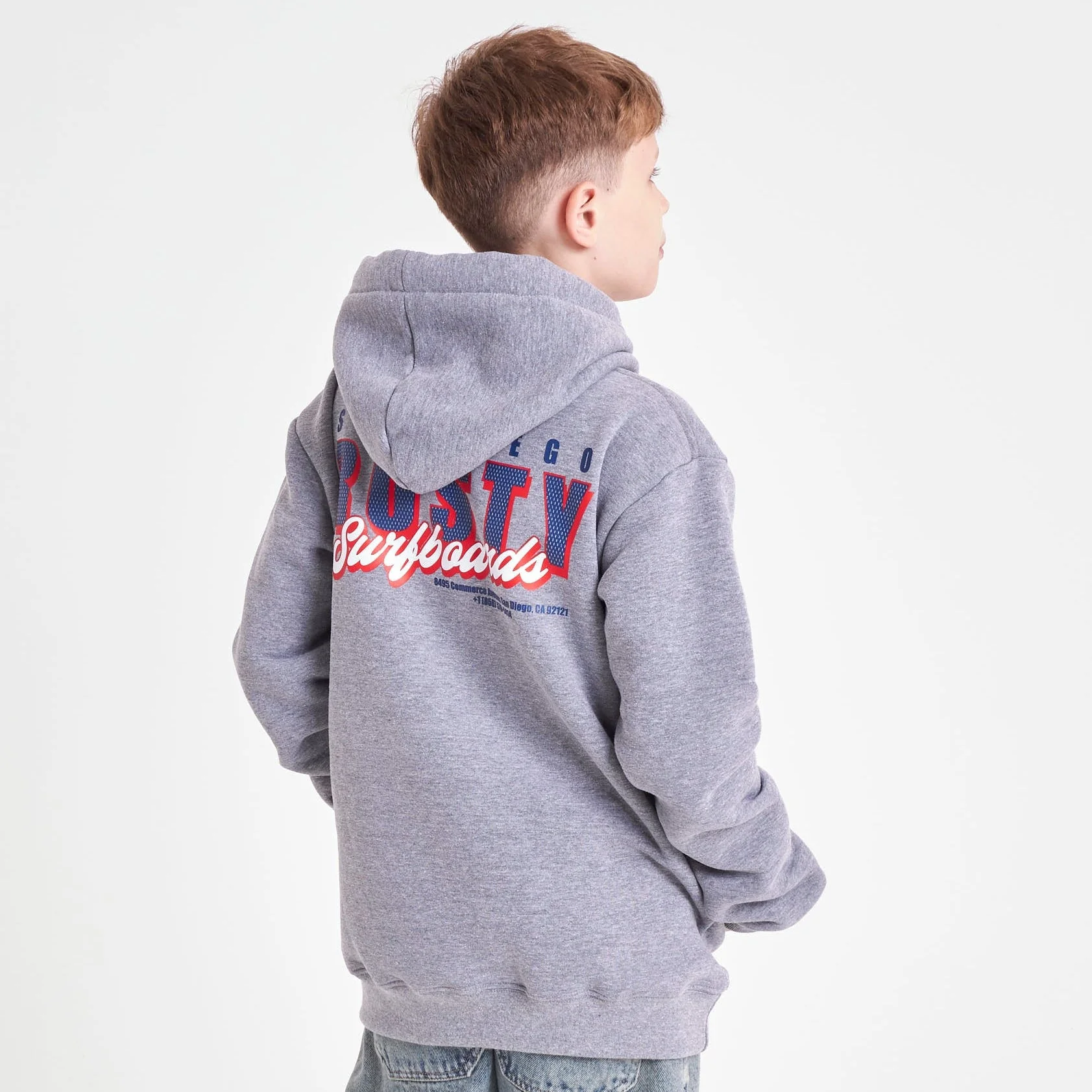 Canguro Rusty Double Shooter Hood Jr Grey Marle - Image 4