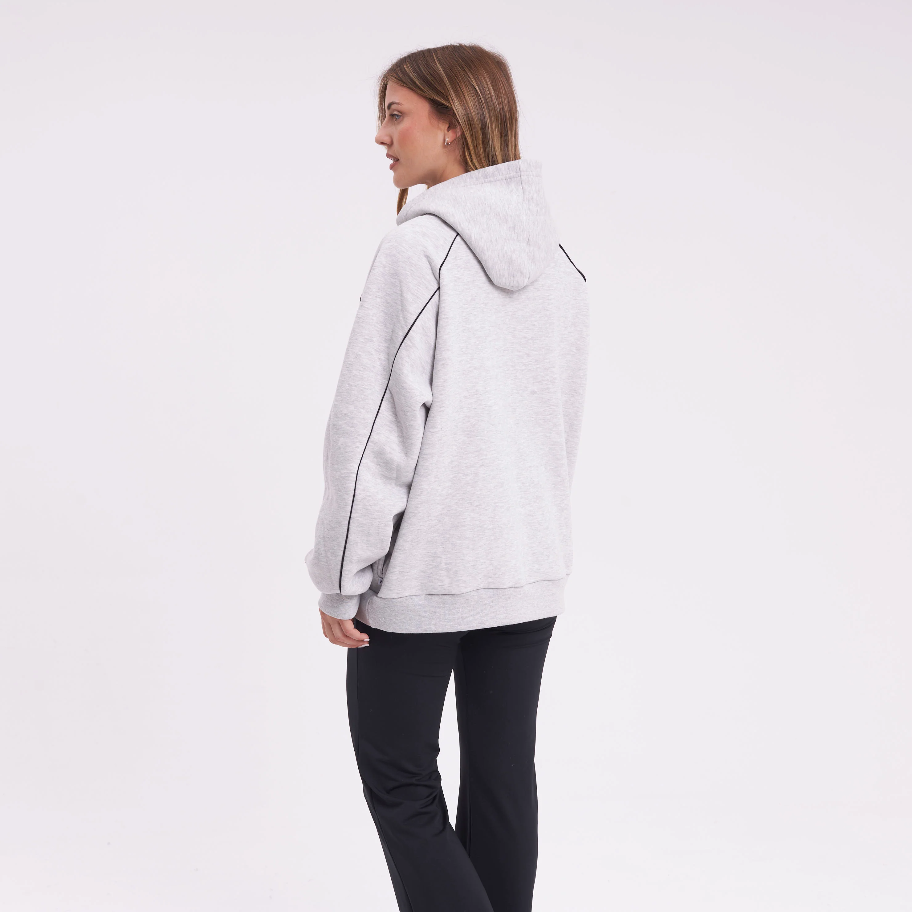 Canguro Rusty Roll Out Oversize Hood Ld Grey Marle - Image 9