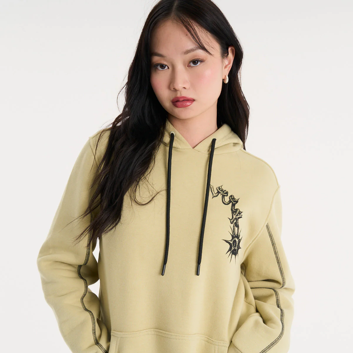 Canguro Vulk Noise Hood Olive Green - Image 4