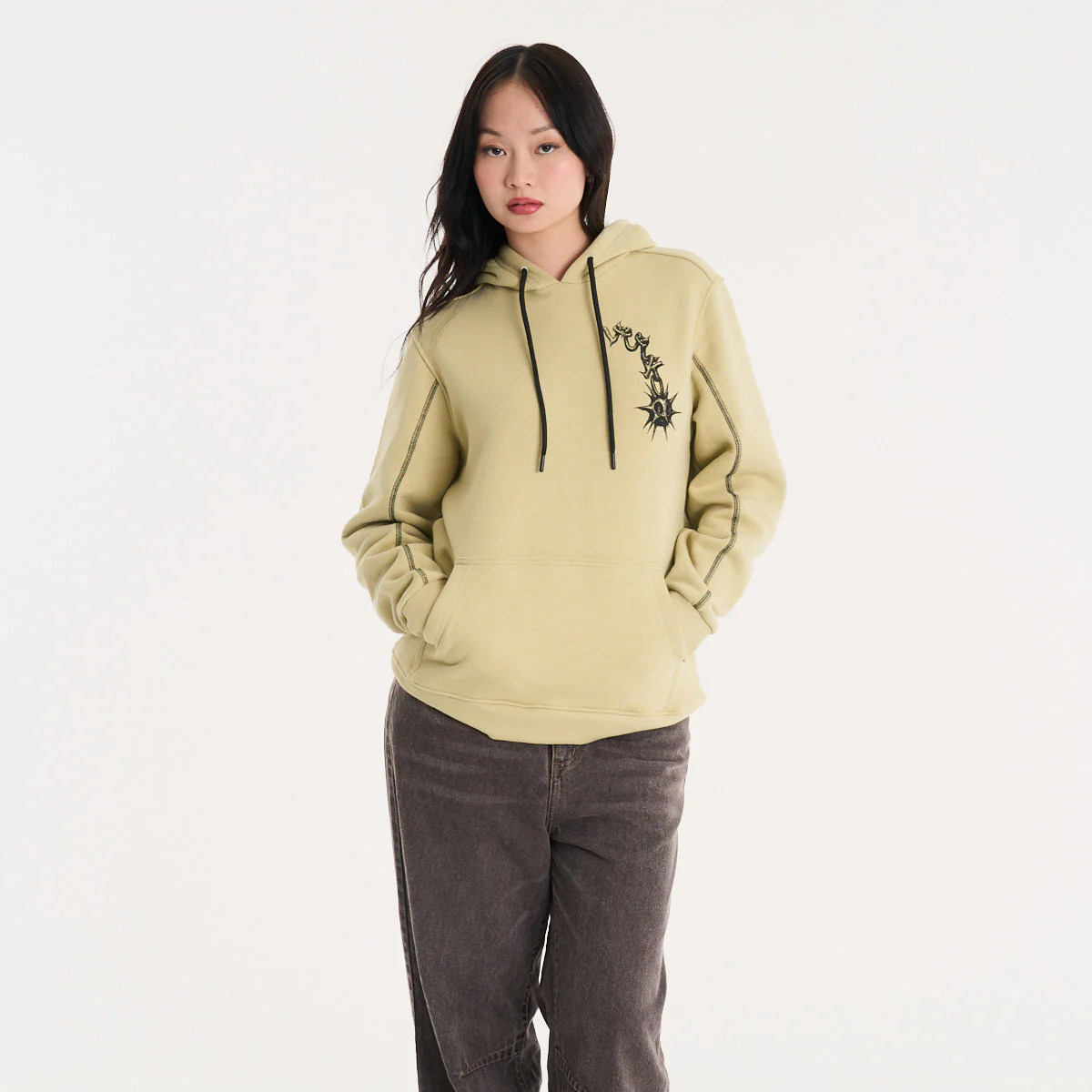 Canguro Vulk Noise Hood Olive Green - Image 5