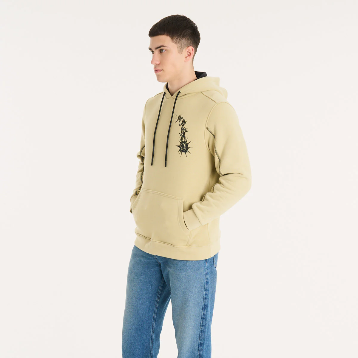 Canguro Vulk Noise Hood Olive Green - Image 6