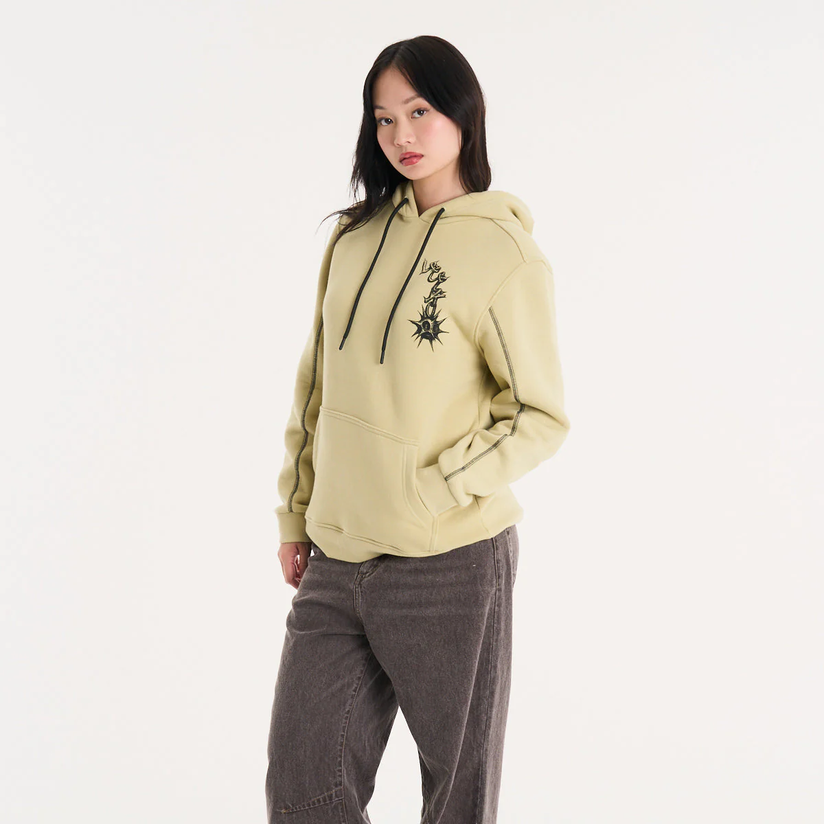Canguro Vulk Noise Hood Olive Green - Image 7