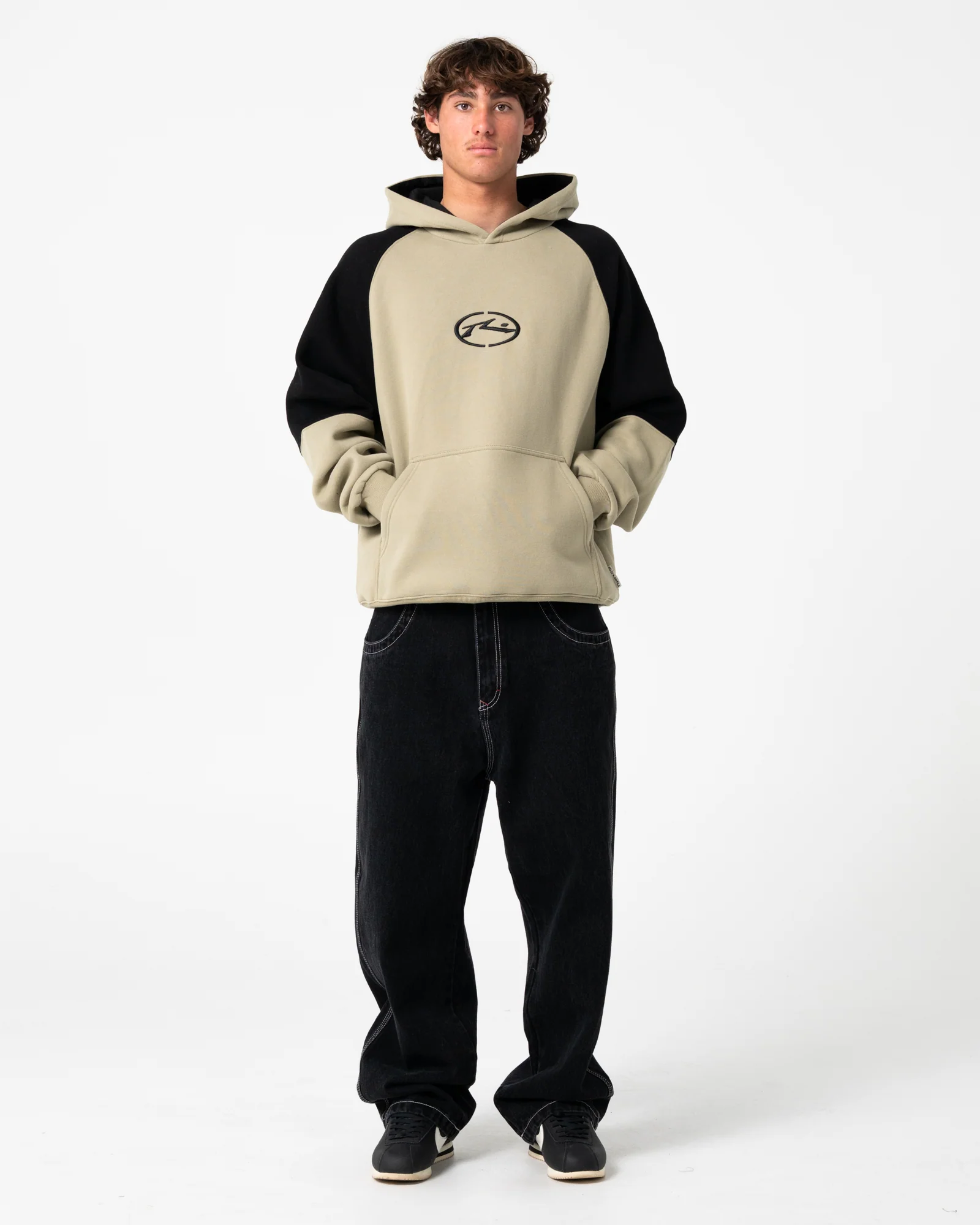Canguro Rusty Shesh Besh Hooded Fleece Abbey Stone