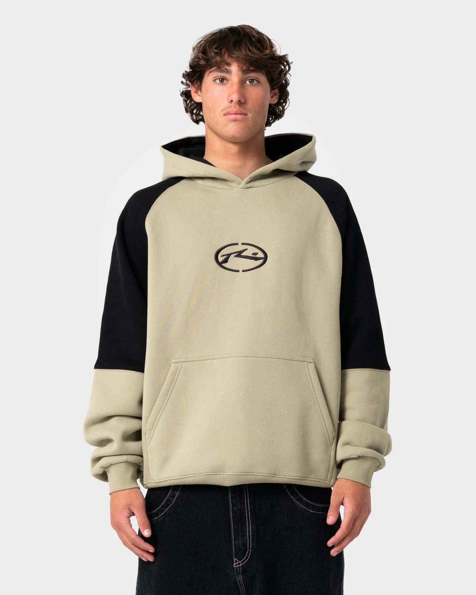 Canguro Rusty Shesh Besh Hooded Fleece Abbey Stone - Image 2