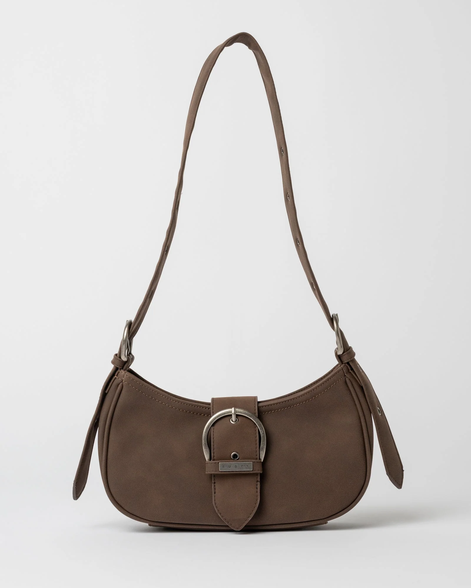 Cartera Rusty Rodeo Suede Handbag Pinecone