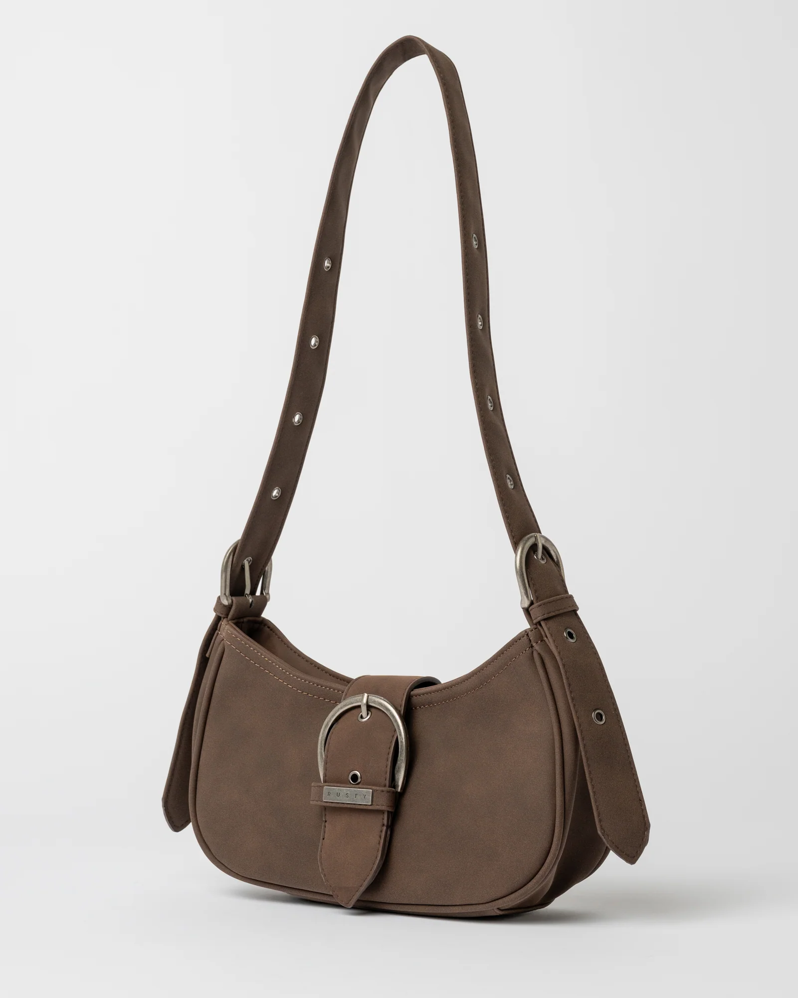 Cartera Rusty Rodeo Suede Handbag Pinecone - Image 3