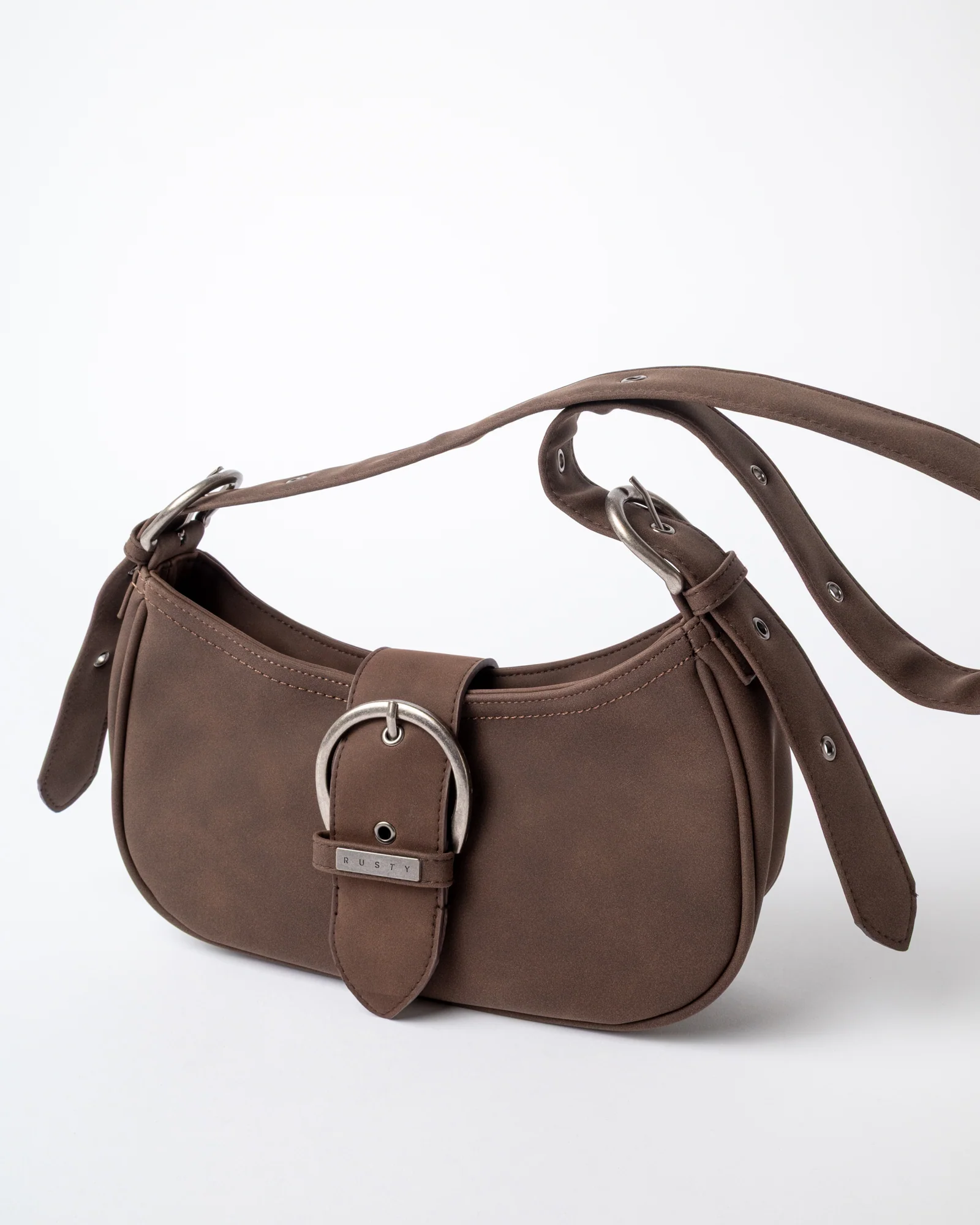Cartera Rusty Rodeo Suede Handbag Pinecone - Image 4