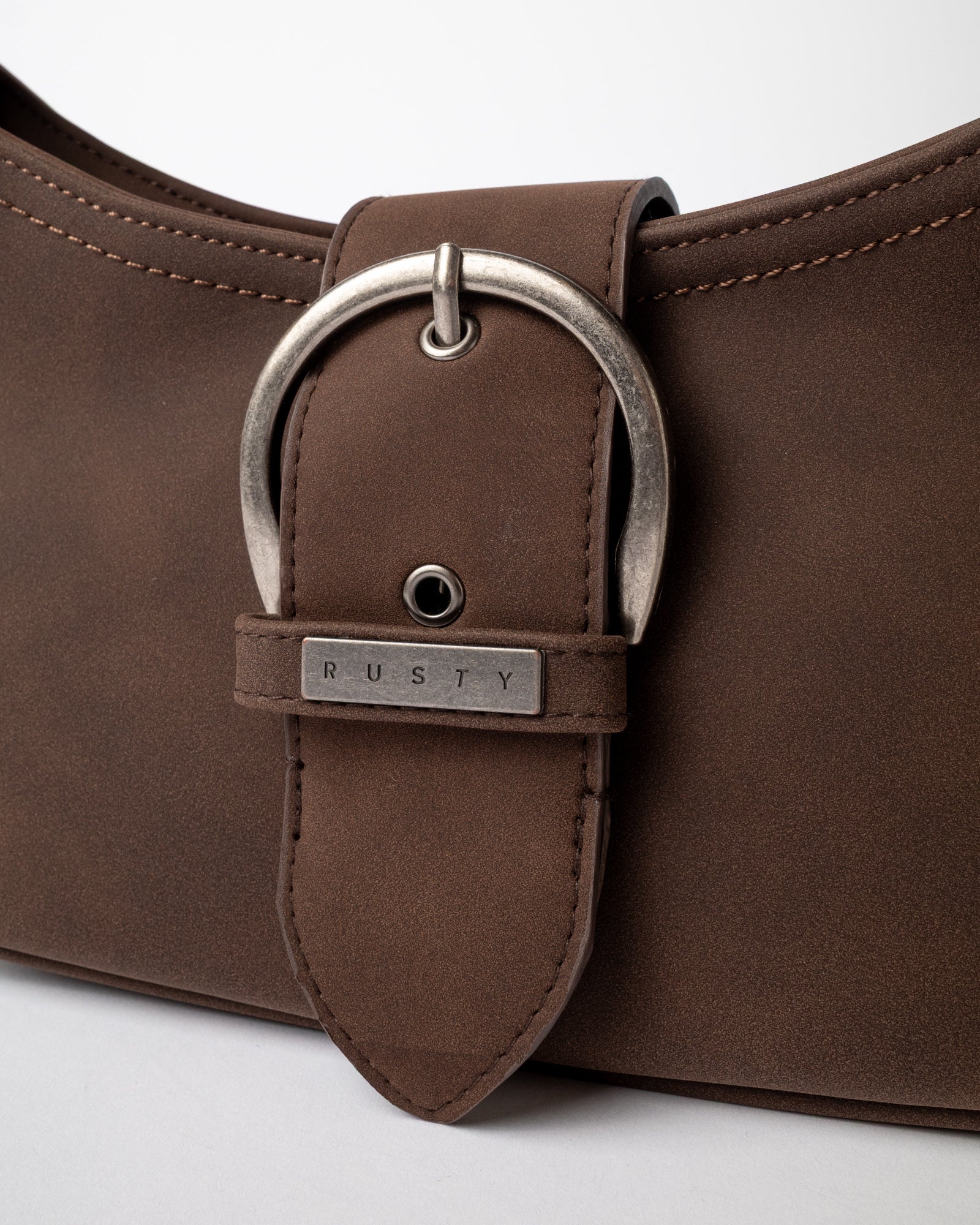 Cartera Rusty Rodeo Suede Handbag Pinecone - Image 6