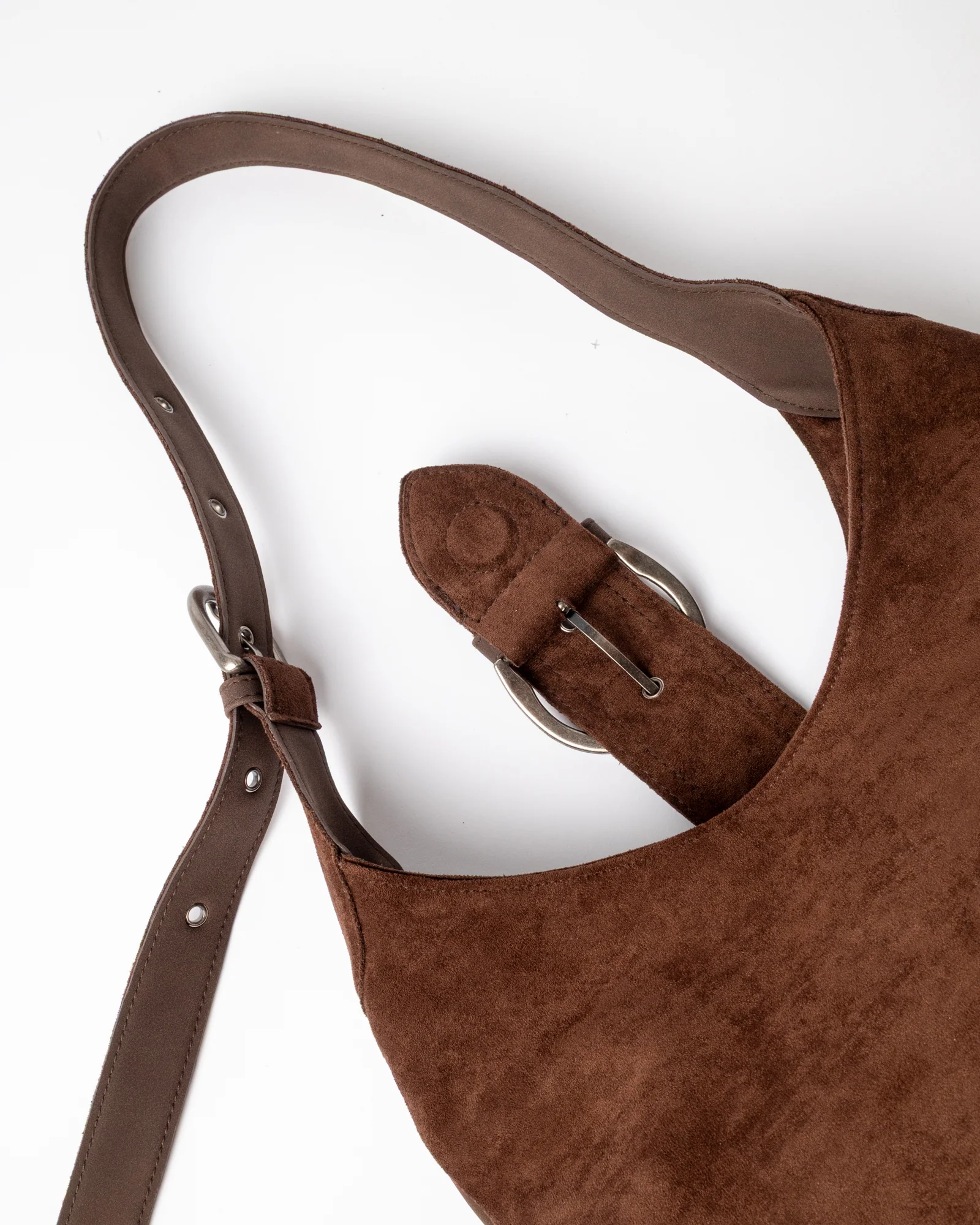 Cartera Rusty Rodeo Suede Shoulder Bag Pinecone - Image 4
