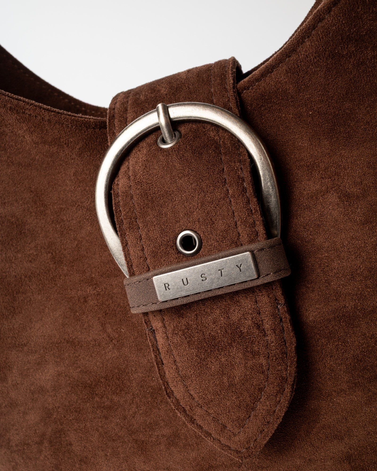 Cartera Rusty Rodeo Suede Shoulder Bag Pinecone - Image 7