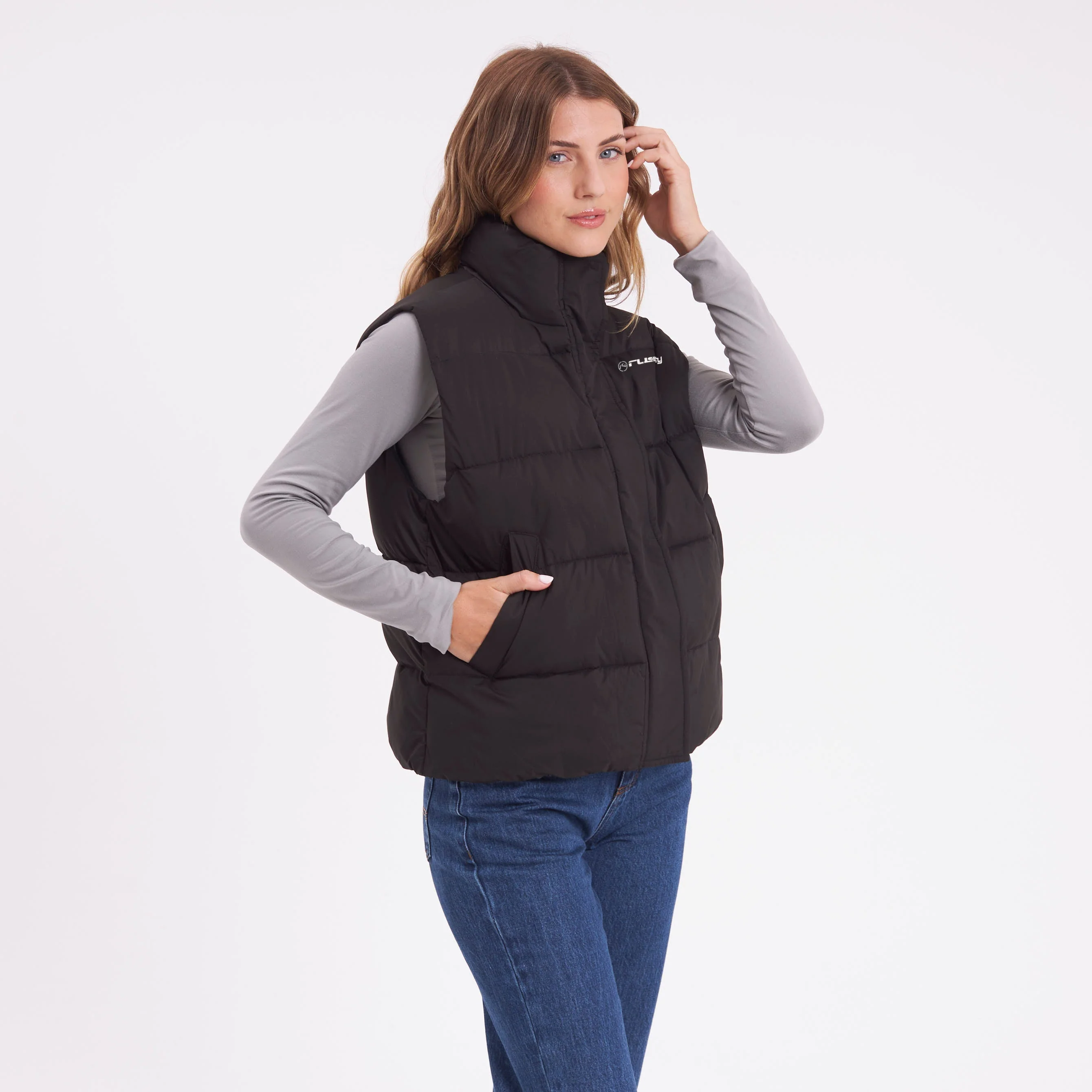 Chaleco Rusty Beautiful Puffer Vest Ld Black - Image 2