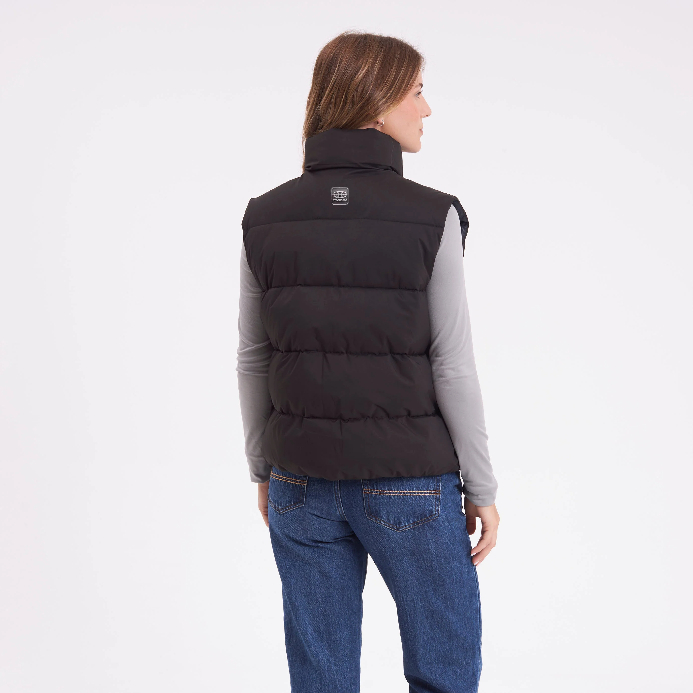 Chaleco Rusty Beautiful Puffer Vest Ld Black - Image 4