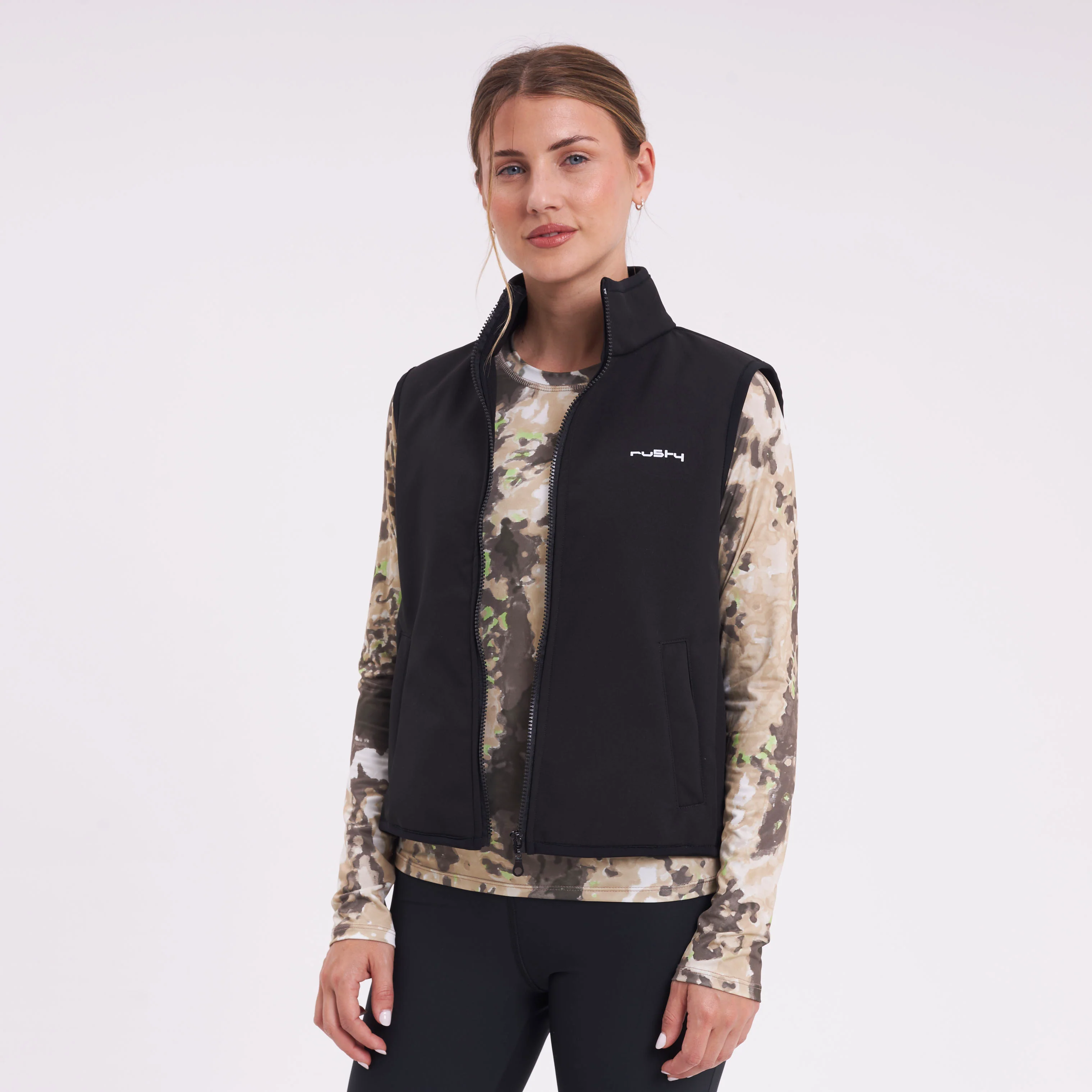Chaleco Rusty Day Dreamer Sporty Vest Ld Black - Image 4