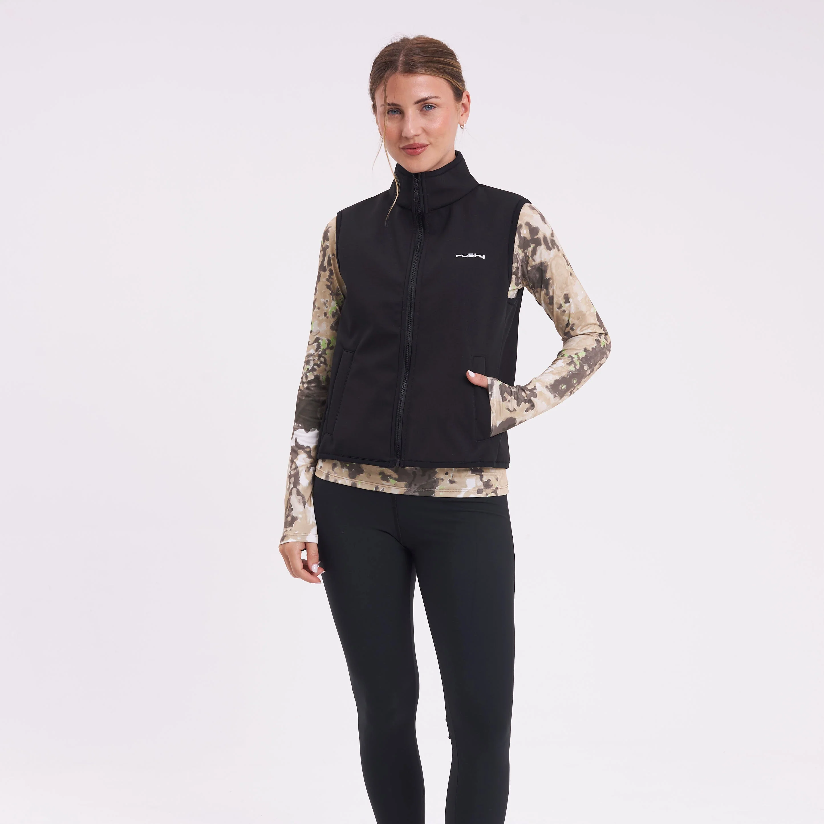 Chaleco Rusty Day Dreamer Sporty Vest Ld Black - Image 5