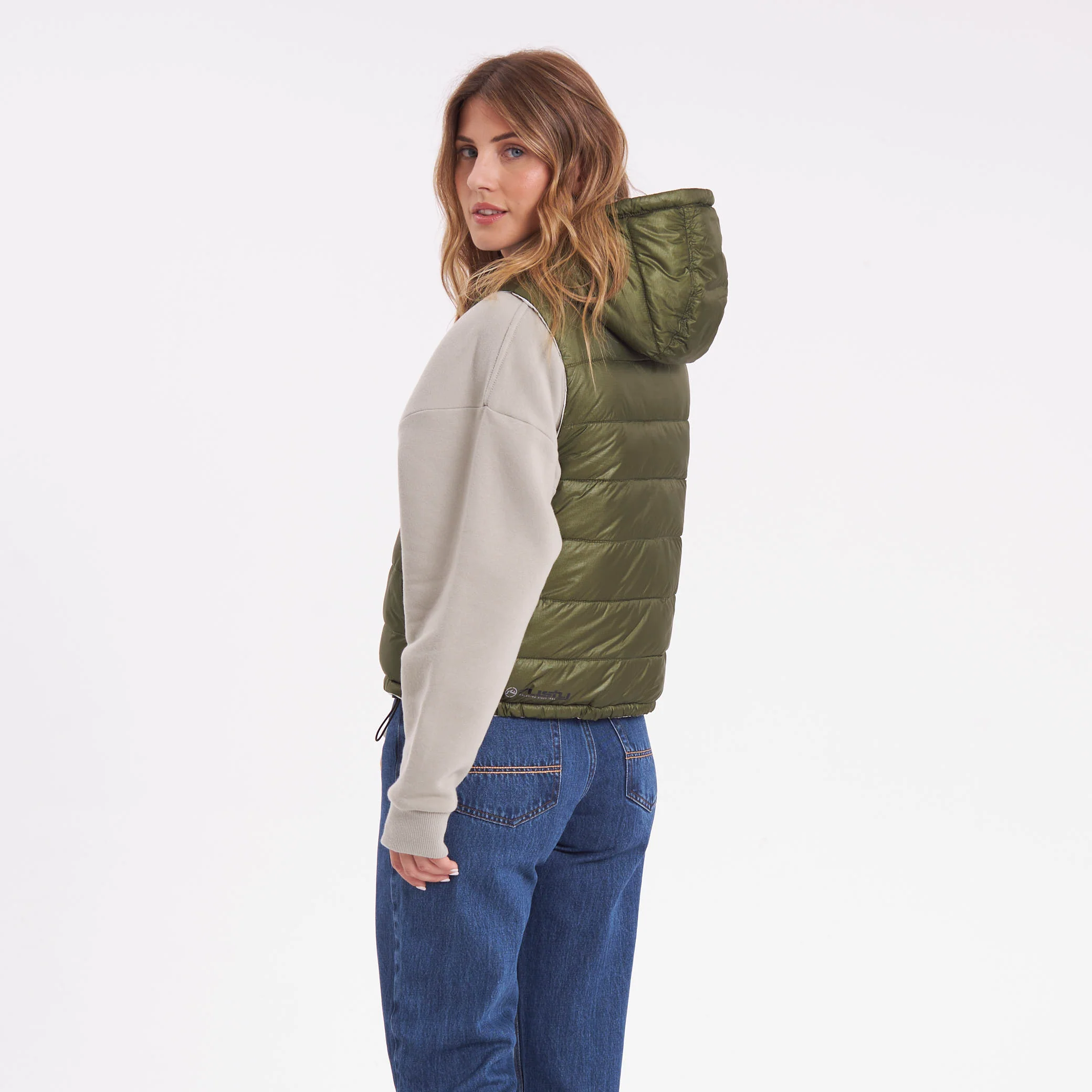 Chaleco Rusty The Secret Rever Puffer Vest Ld Snow White - Image 18