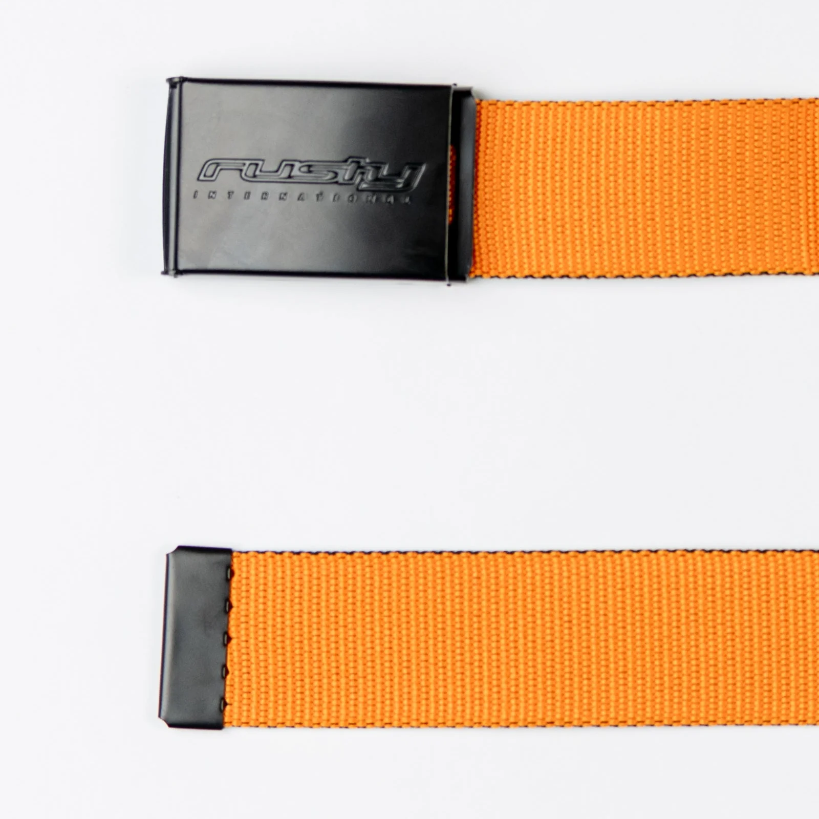 Cinturon Rusty Flip Daddy Belt Black/Persimmon Orange - Image 2