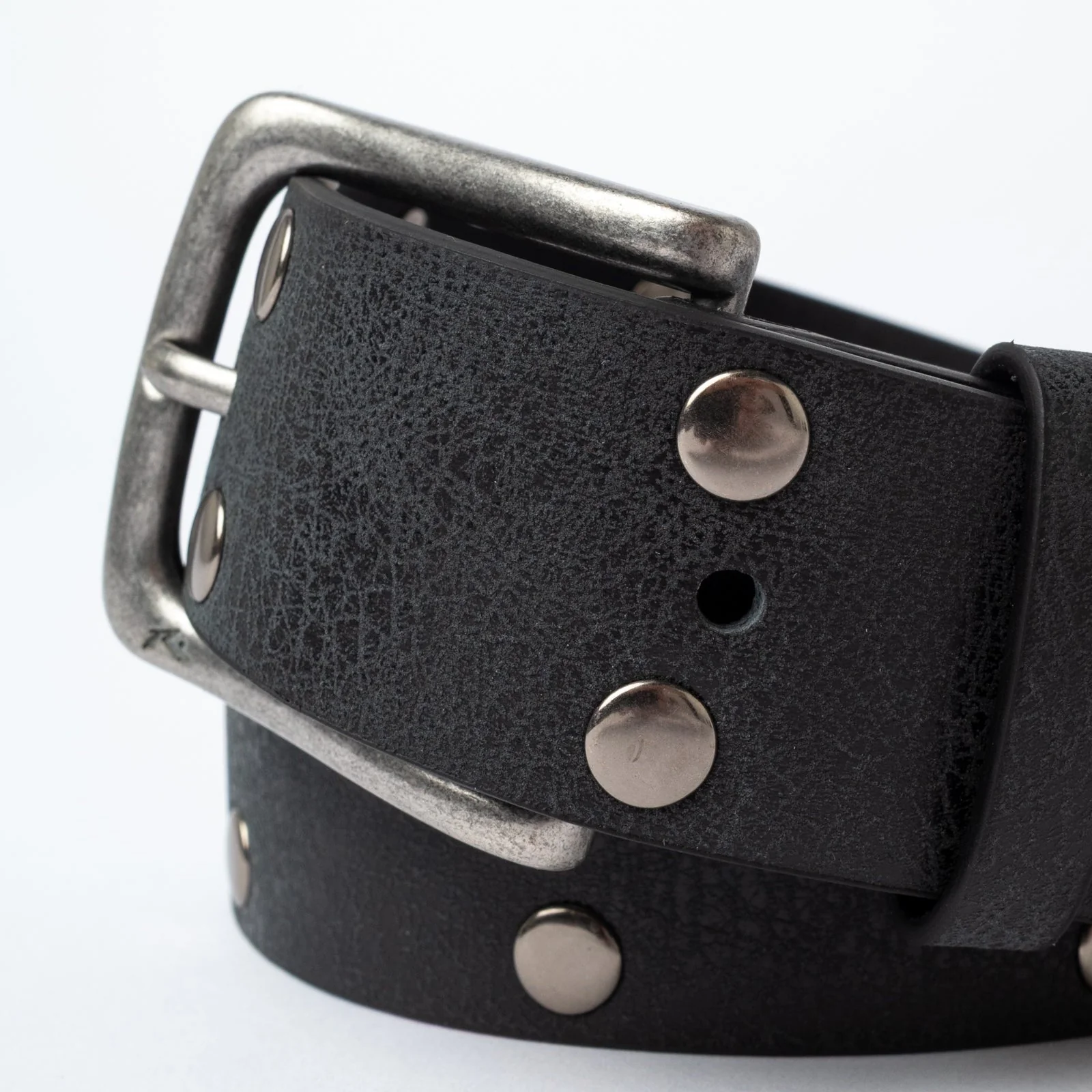 Cinturon Rusty Worn Out Stud Belt* Black - Image 3