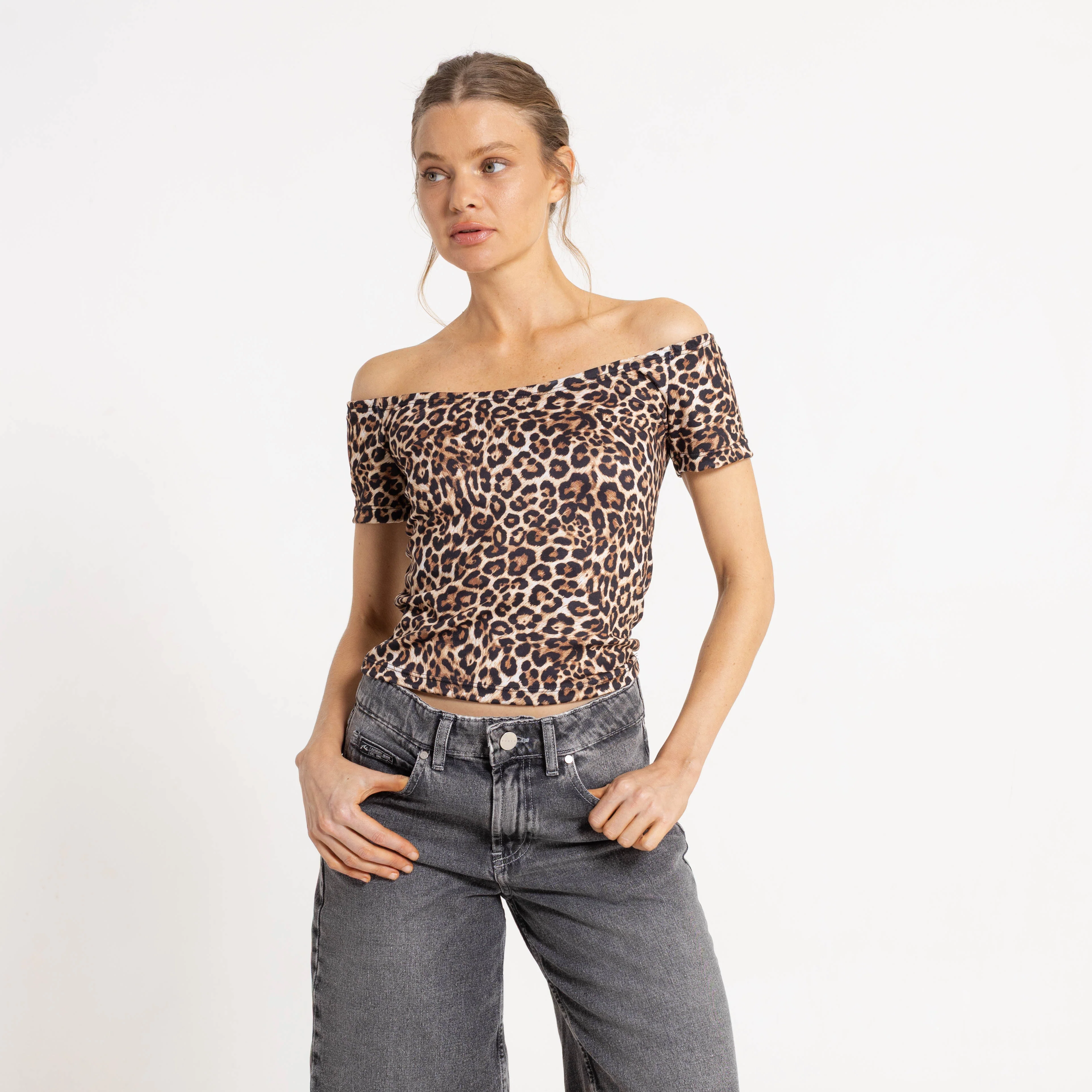 Fashion Top Rusty Ciao Bella Off Shoulder Top Ld Multi - Image 2